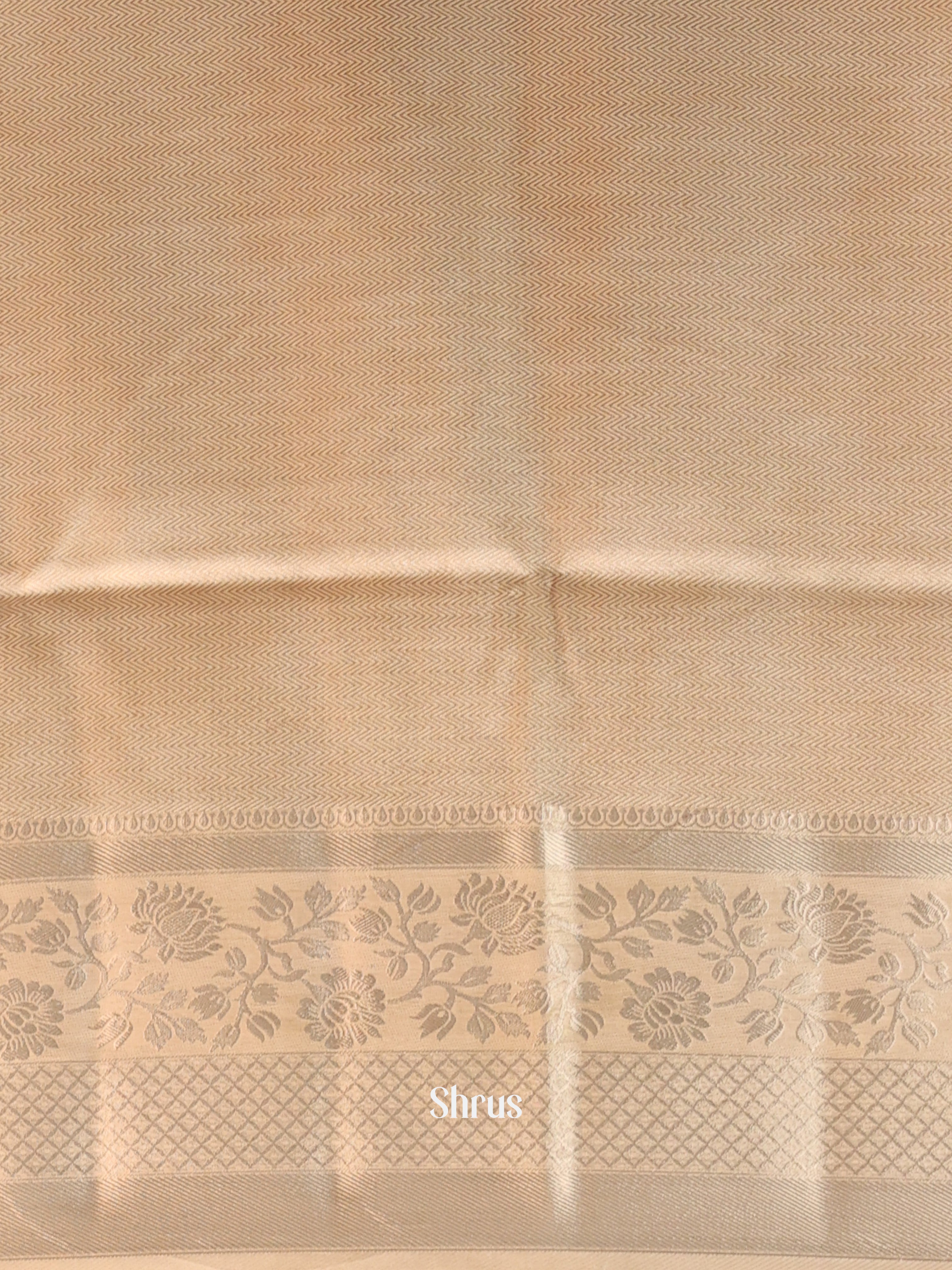 Mild Peach - Printed chanderi Saree-1
