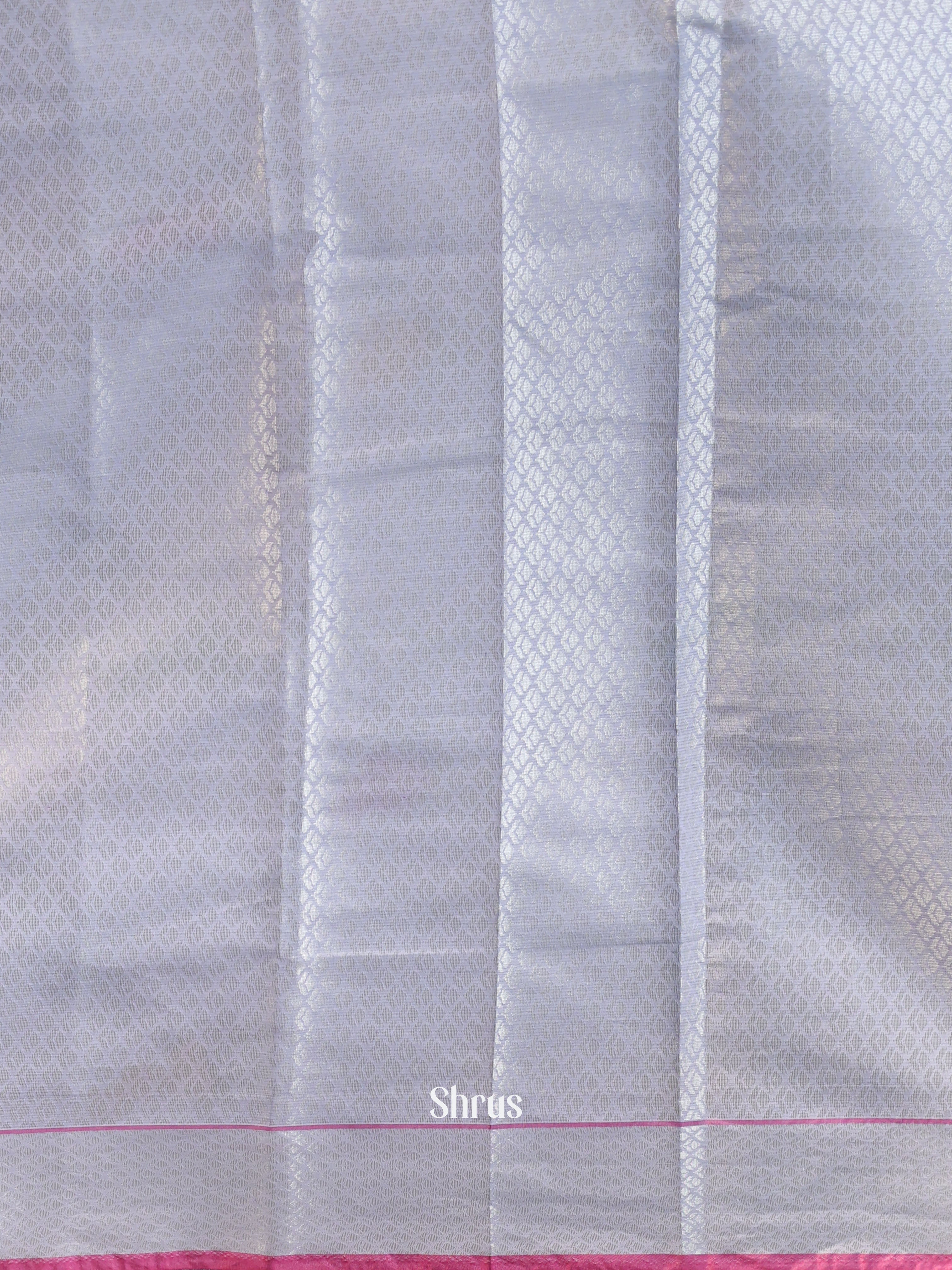 Mild Lavender & Pink - Kora Banarasi Saree - Shop on Shrus.com