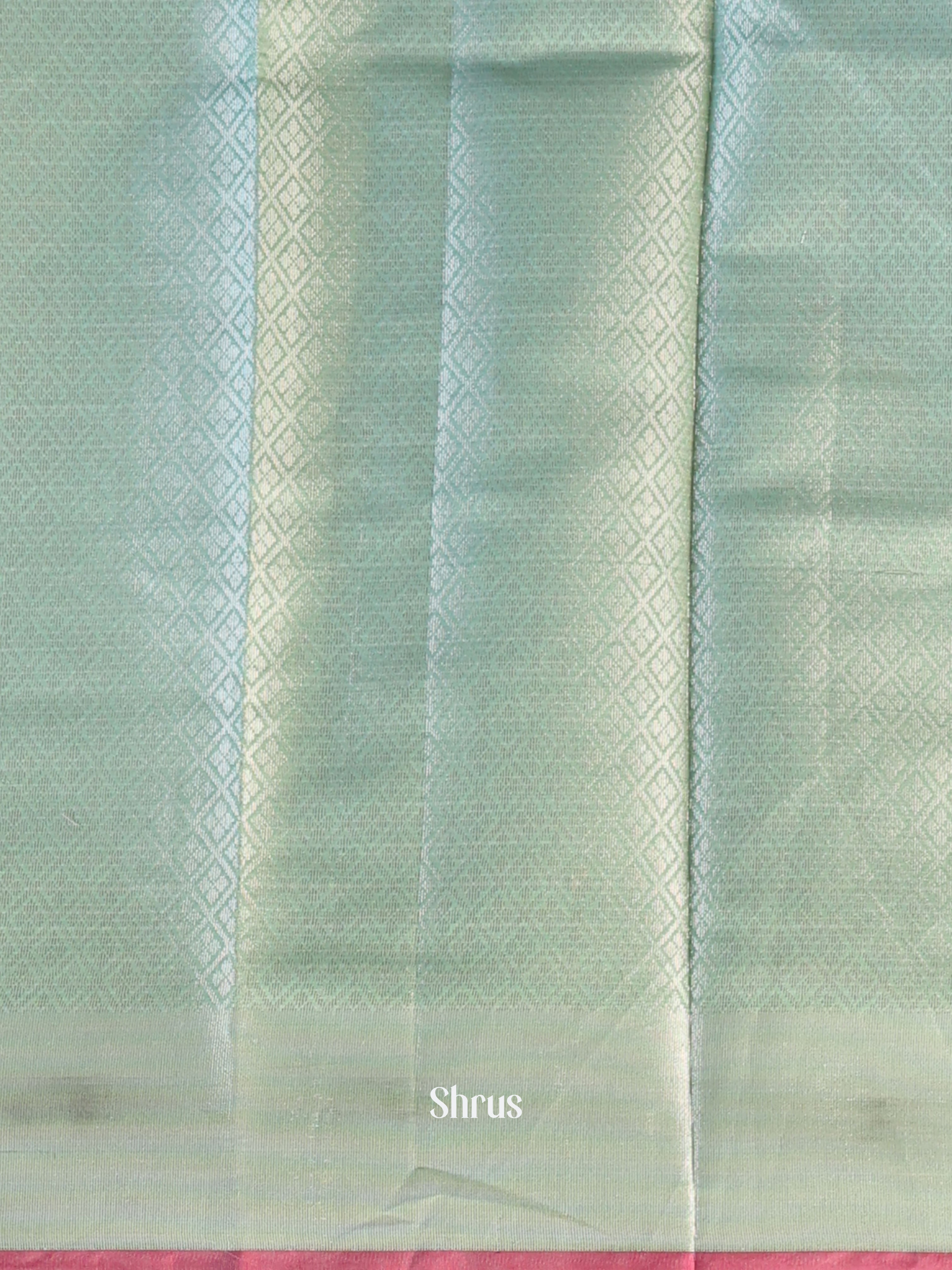 Green & Pink- Kora Banarasi Saree - Shop on Shrus.com