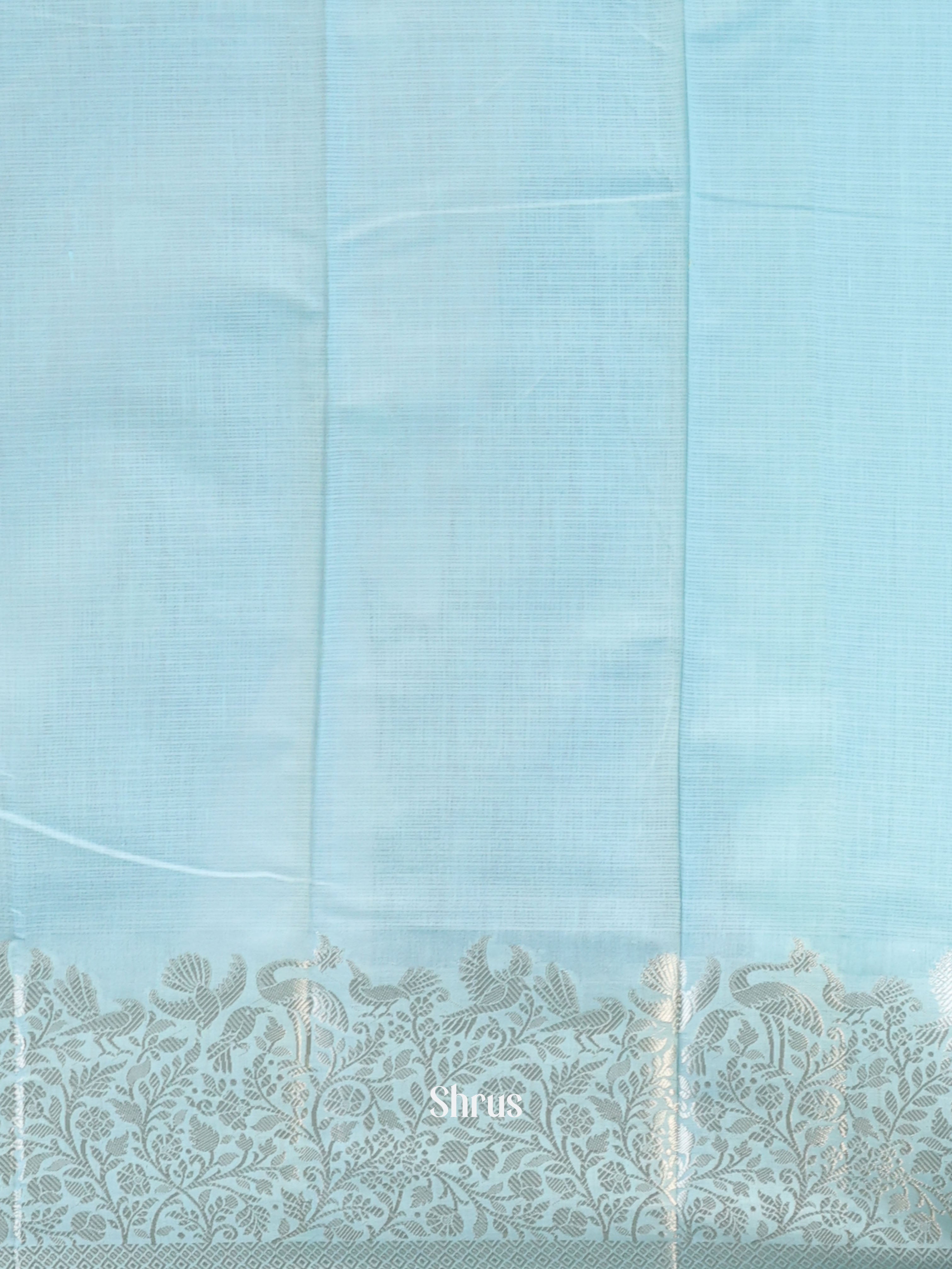 Blue - Kora Banarasi Saree - Shop on Shrus.com