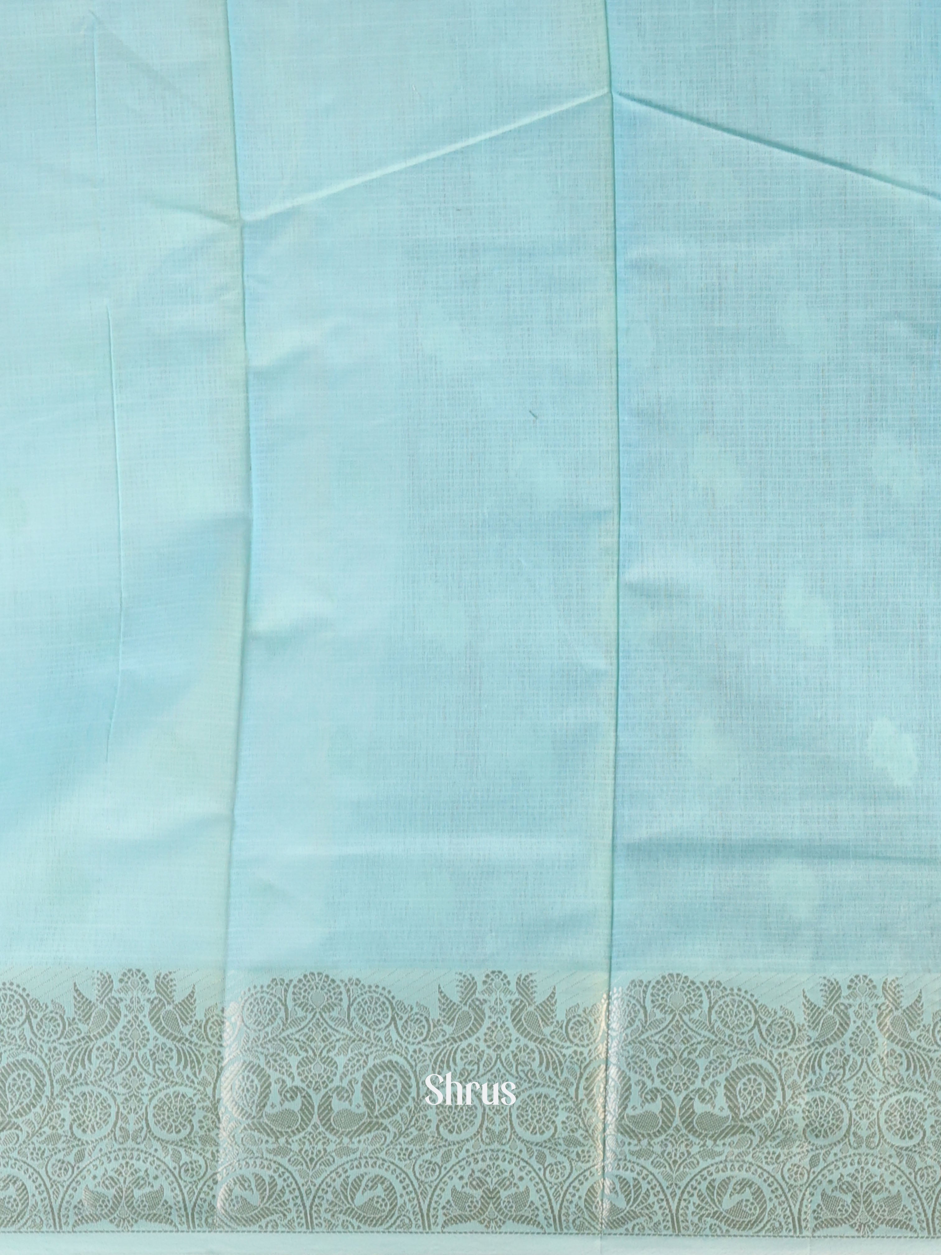 Blue- Kora Banarasi Saree - Shop on Shrus.com