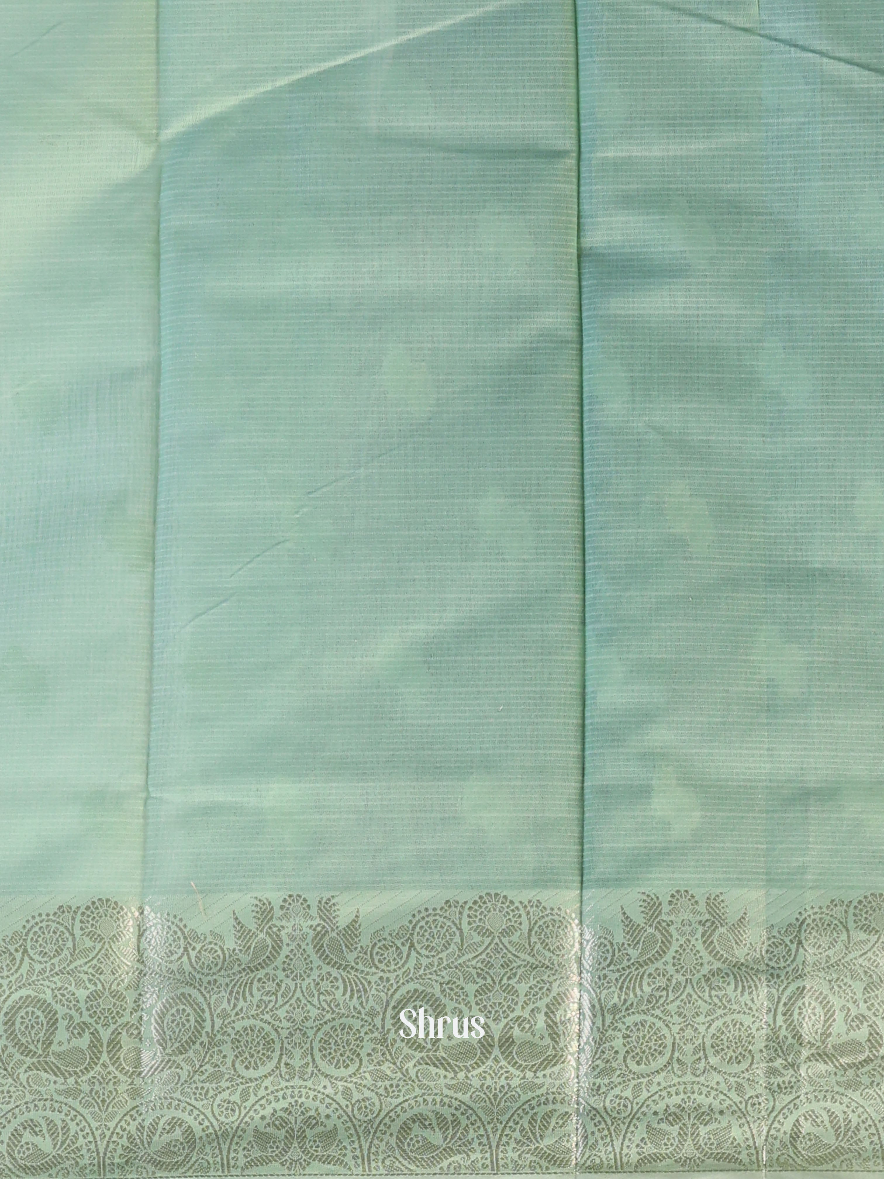 Green - Kora Banarasi Saree - Shop on Shrus.com