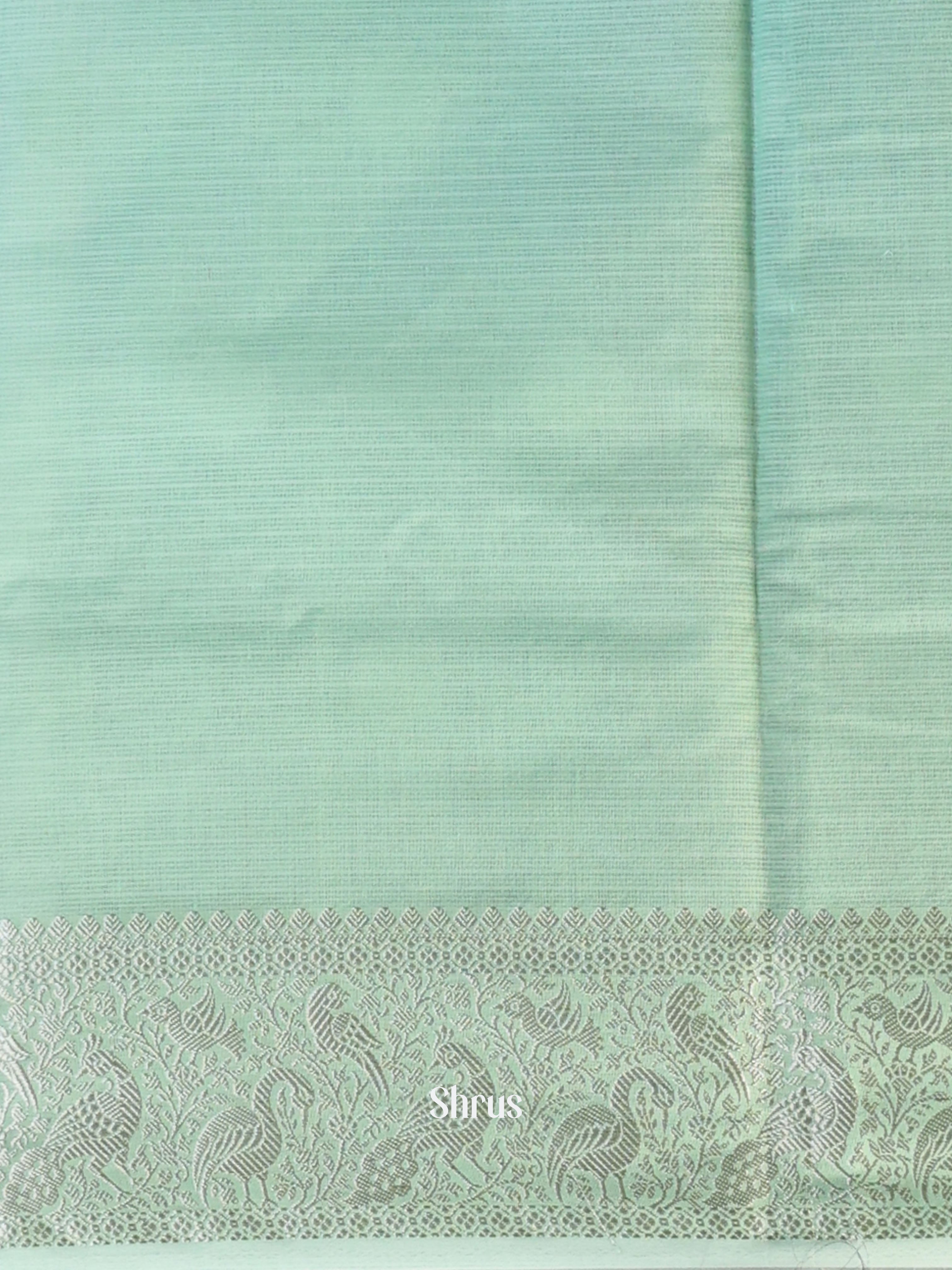 Green - Kora Banarasi Saree - Shop on Shrus.com
