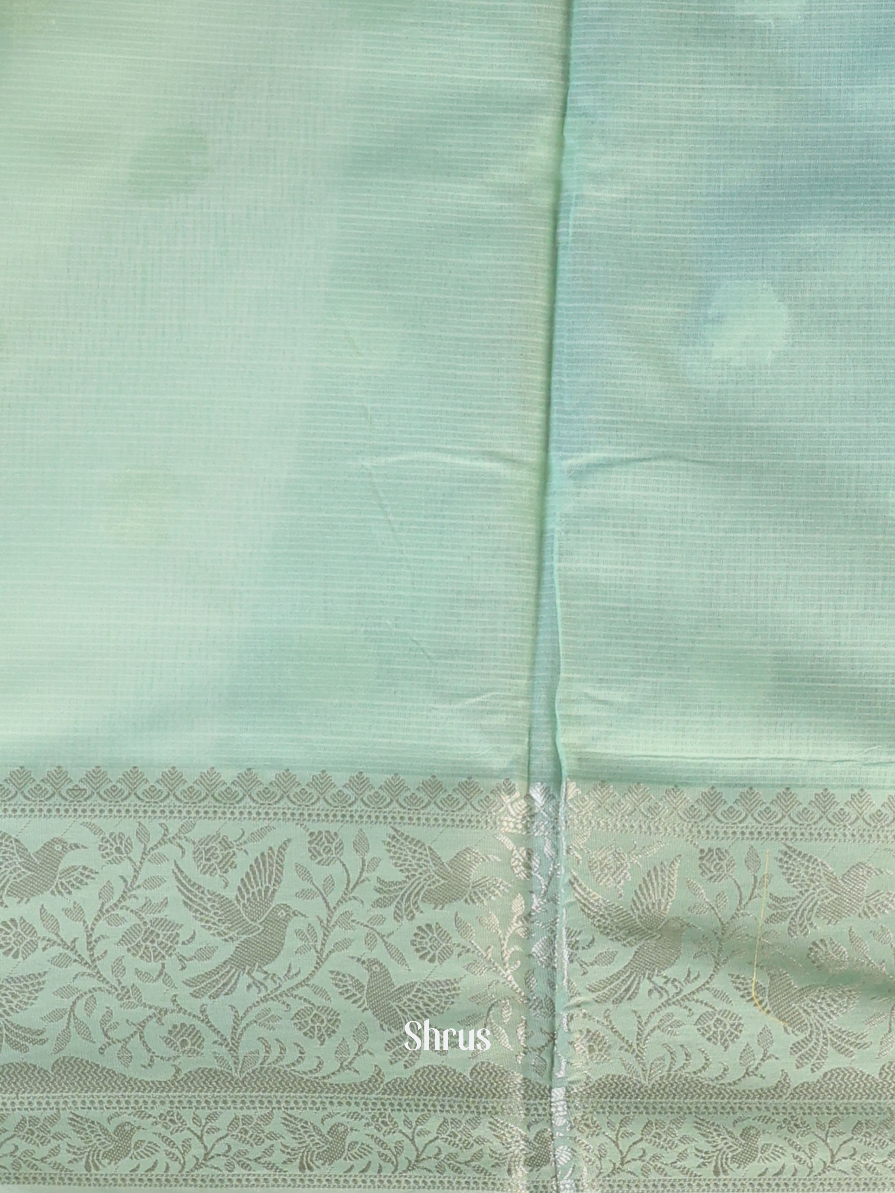 Green - Kora Banarasi Saree - Shop on Shrus.com