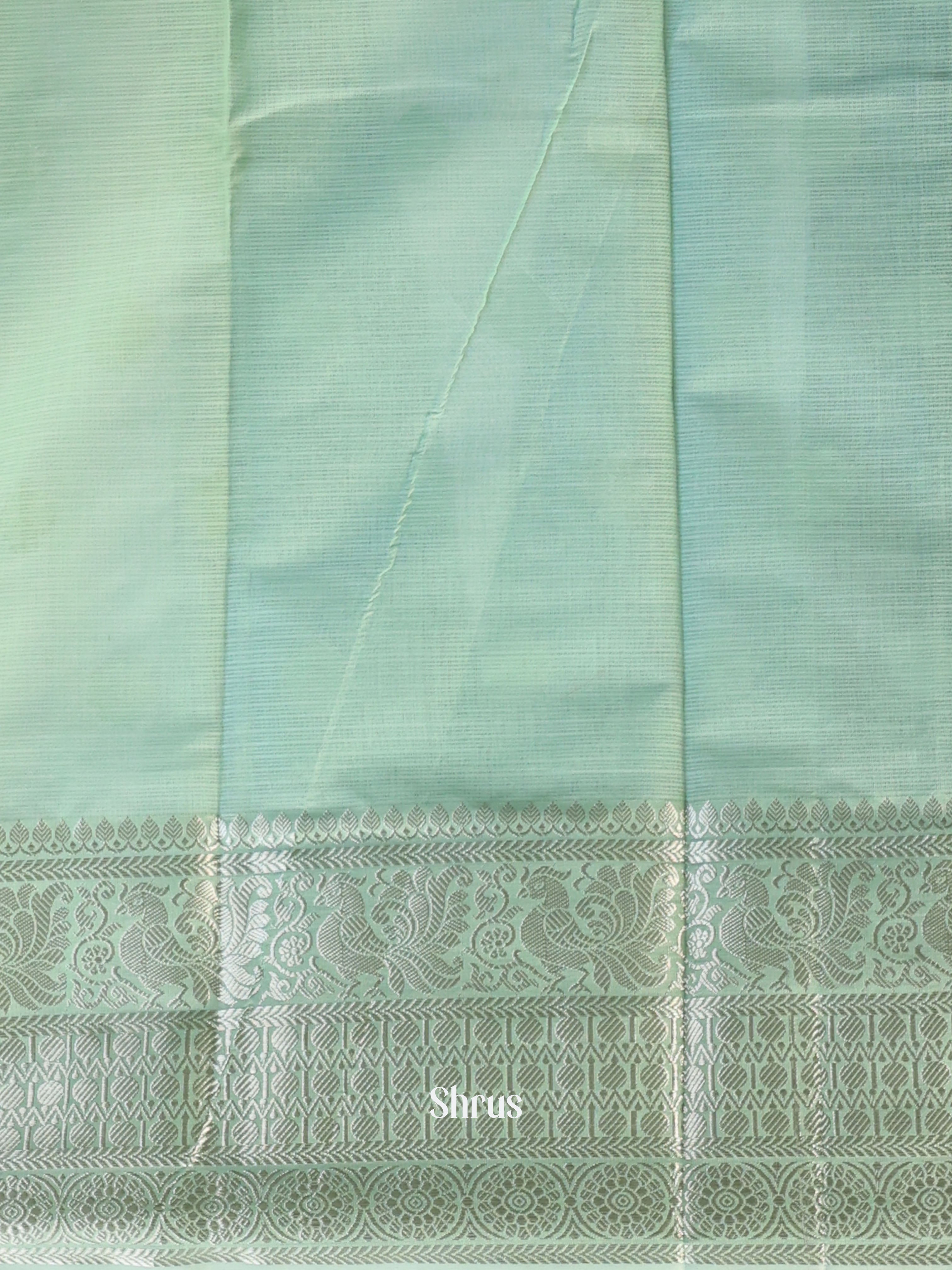 Green - Kora Banarasi Saree - Shop on Shrus.com
