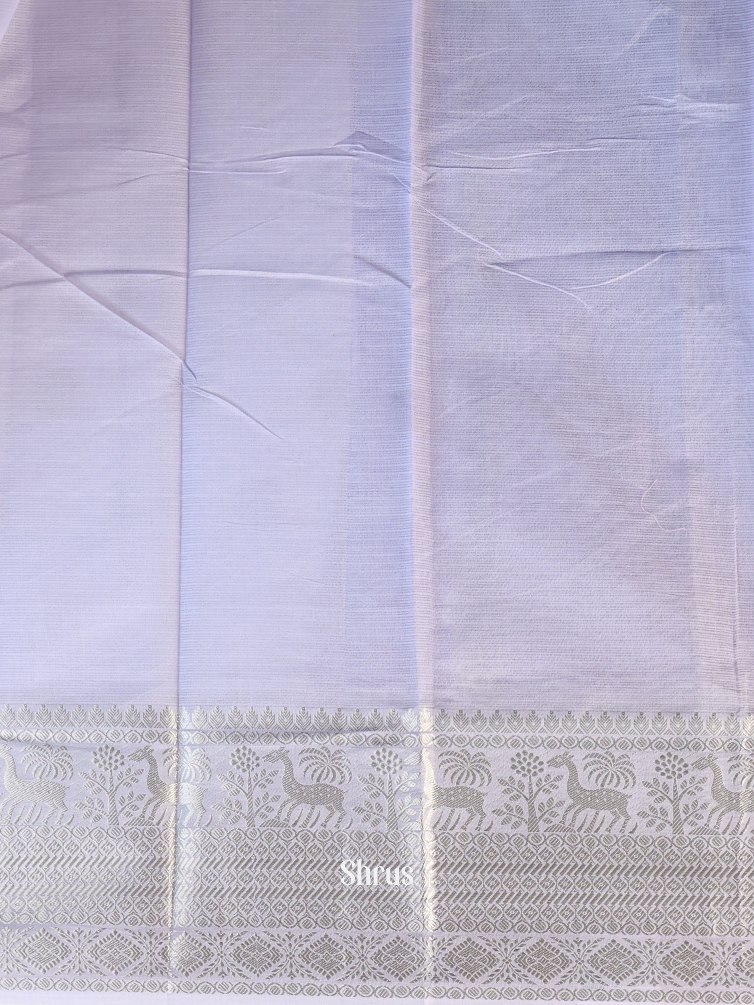 Lavender- Kora Banarasi Saree - Shop on Shrus.com