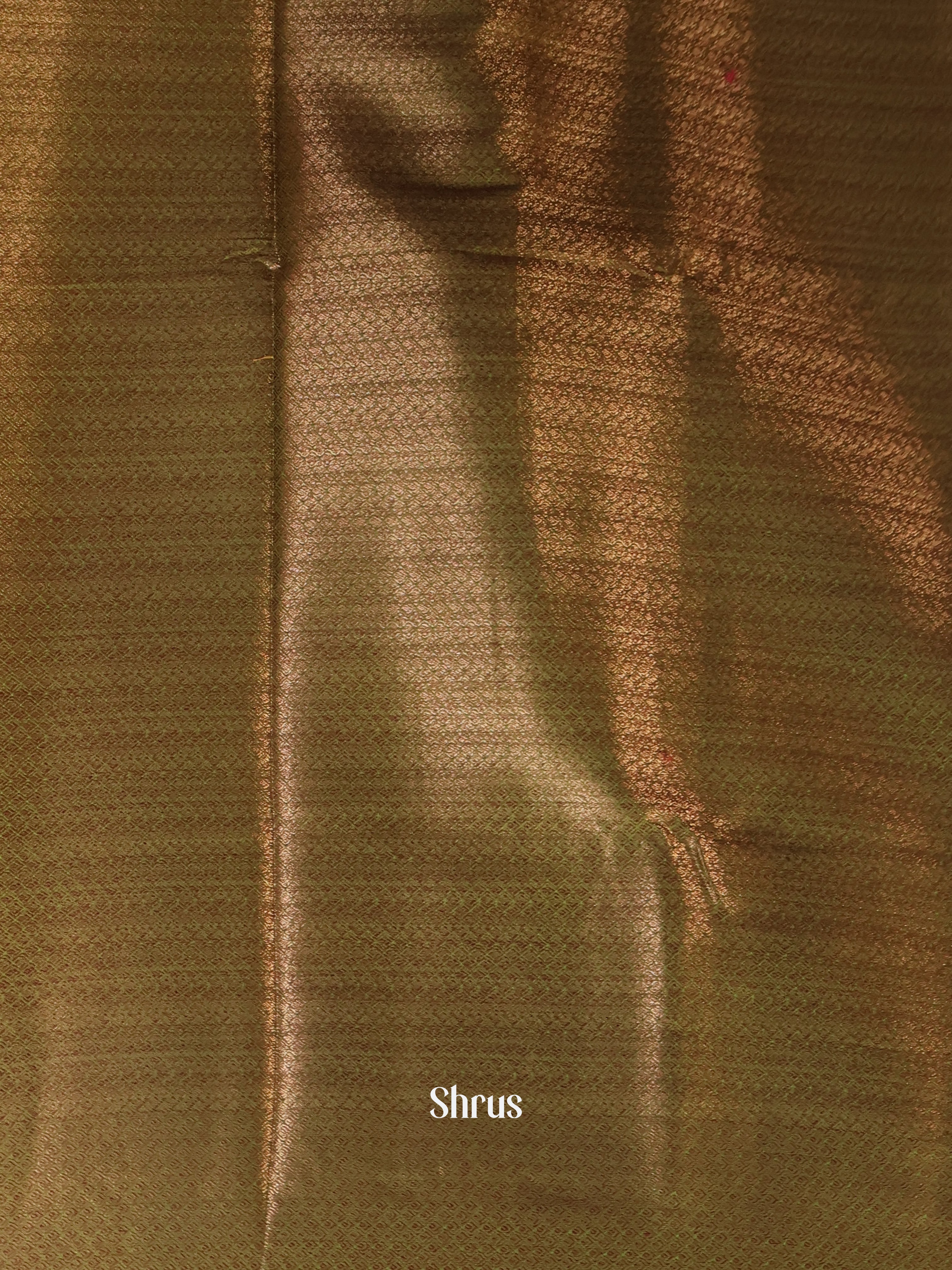 Red & Green - Semi Jute Saree - Shop on Shrus.com