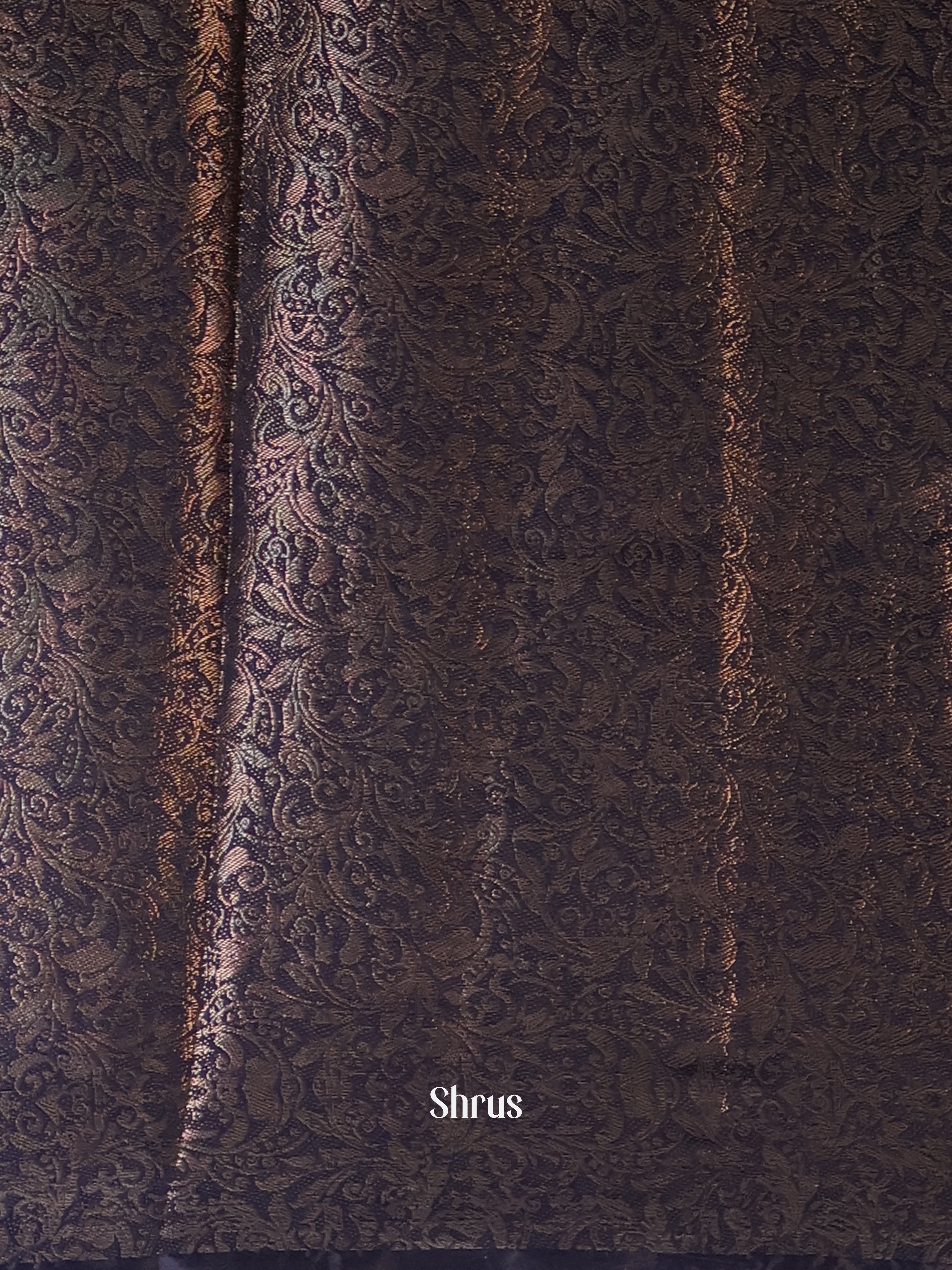 Green & blue - Semi Jute Saree - Shop on Shrus.com