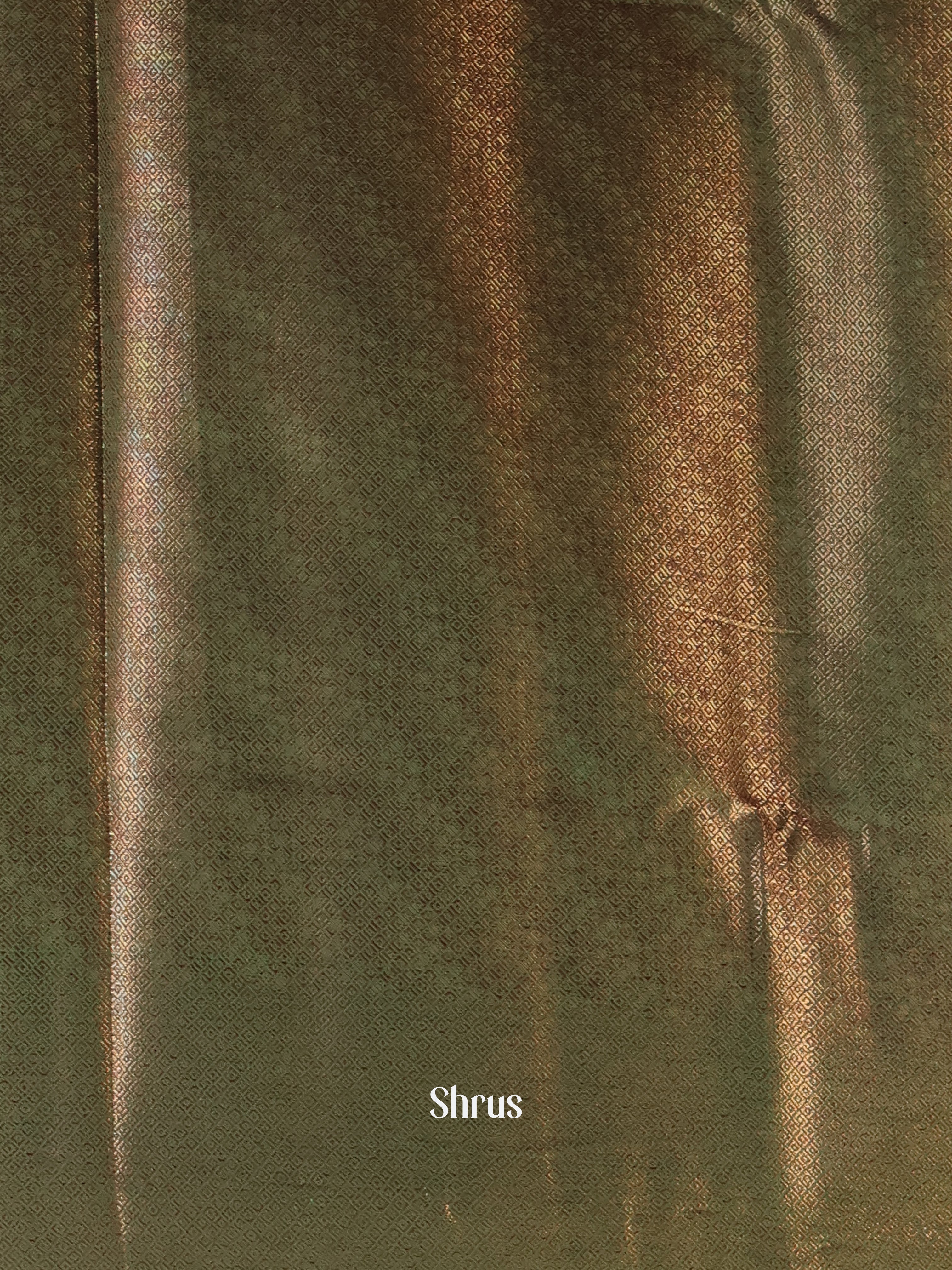 Red & Green - Semi Jute Saree - Shop on Shrus.com