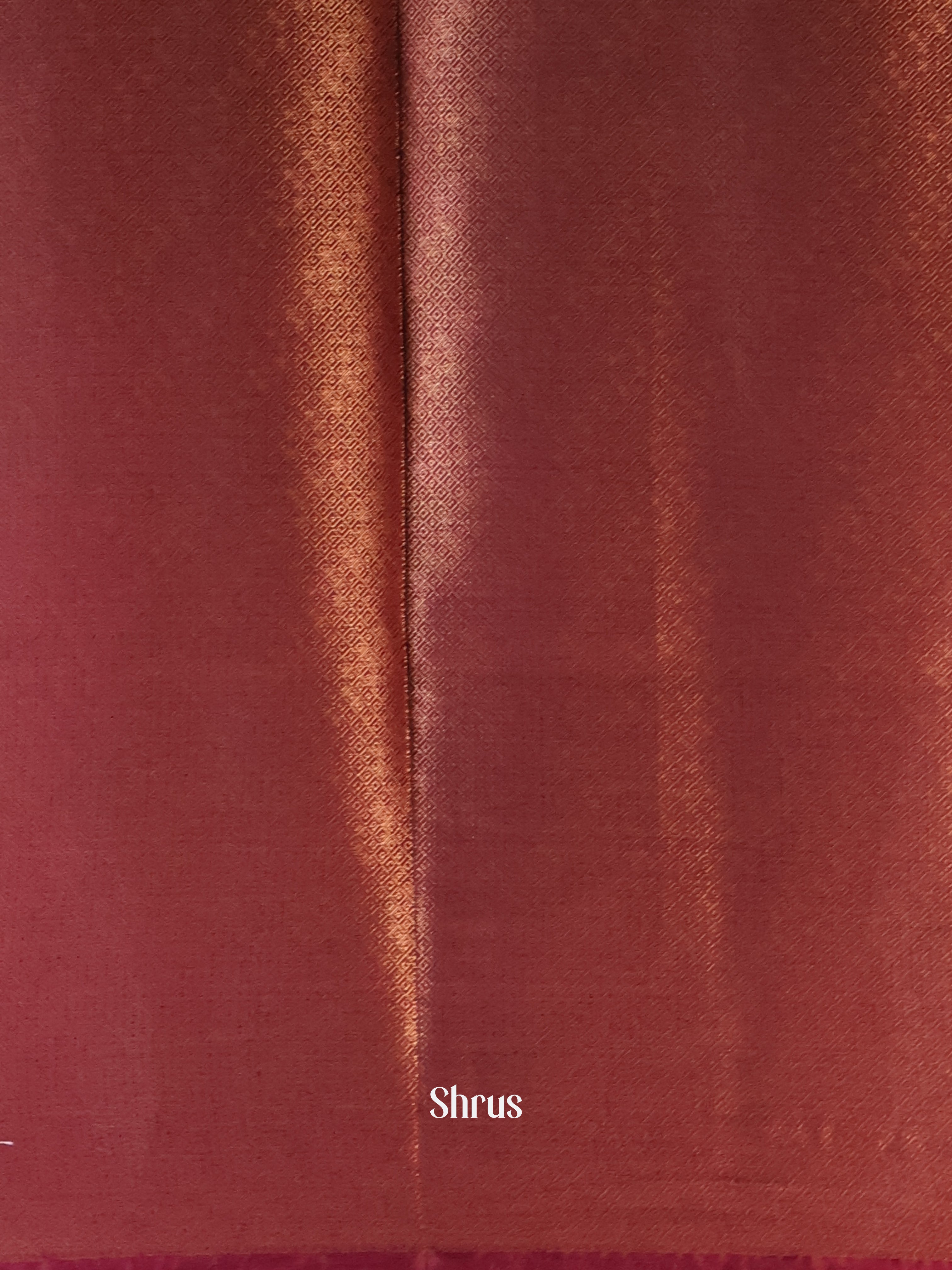 Grey & Maroon - Semi Jute Saree - Shop on Shrus.com