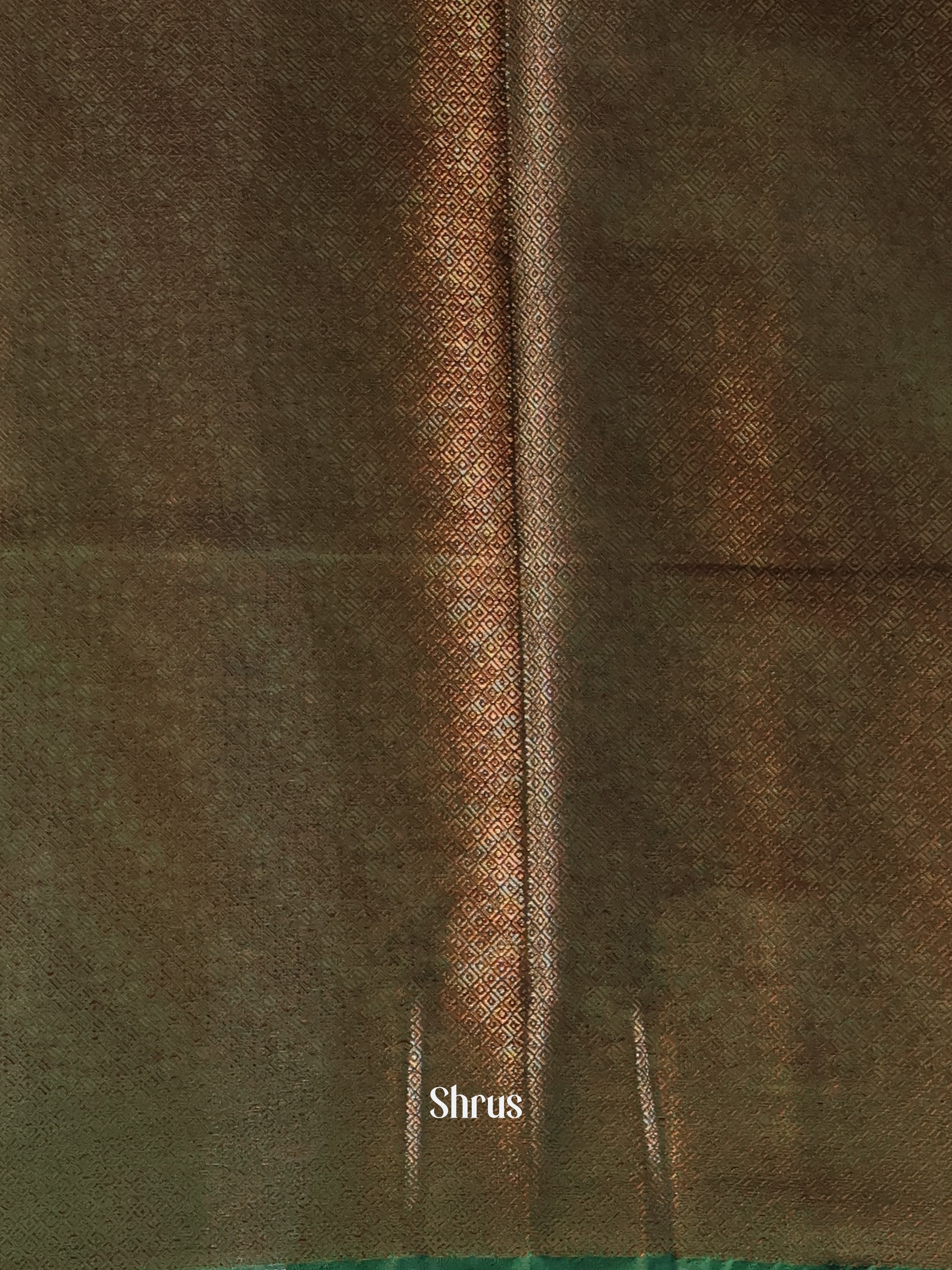 Red & Green- Semi Jute Saree - Shop on Shrus.com