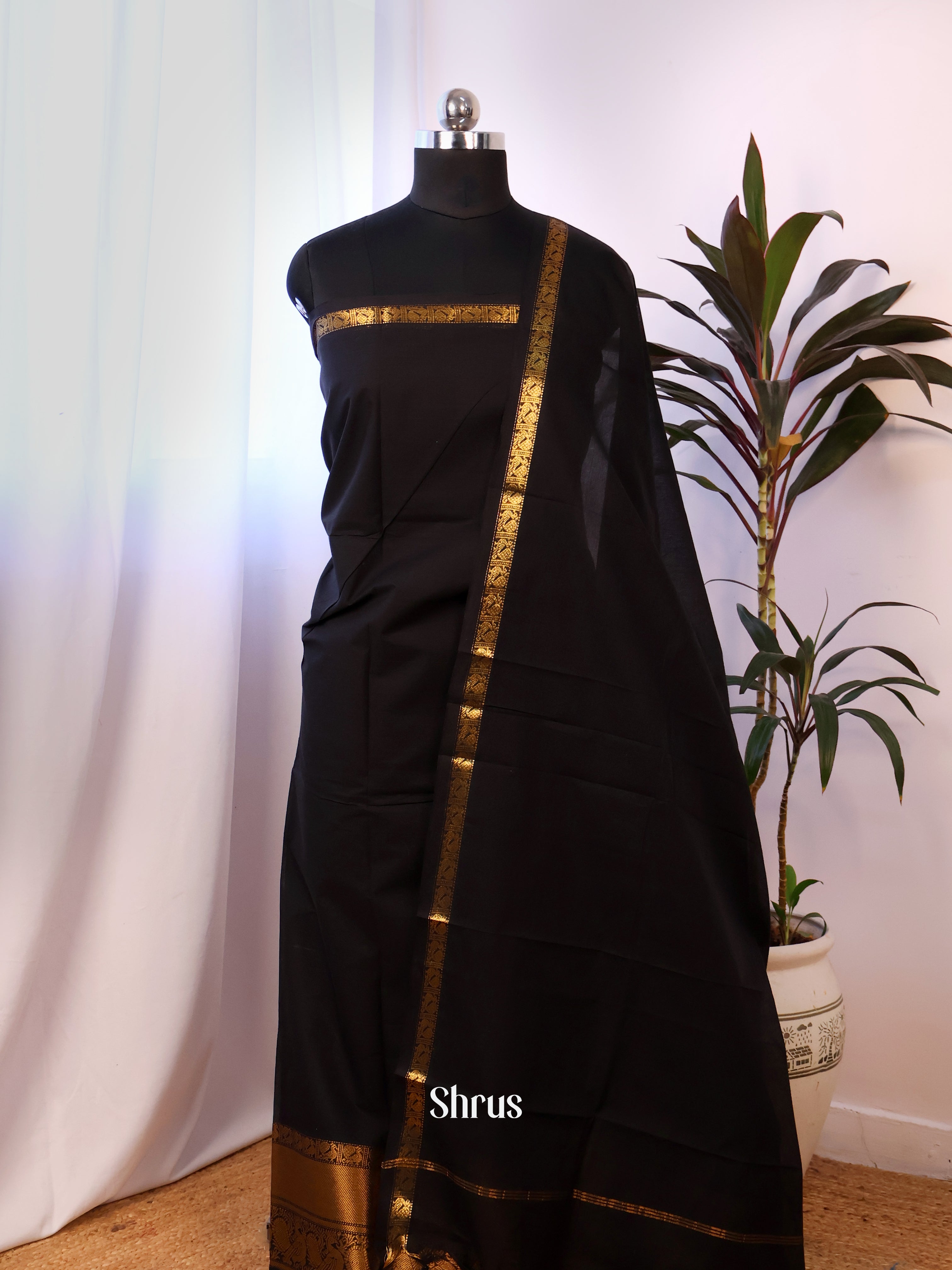 CJS18277 - chettinad top & dupatta combo - Shop on Shrus.com