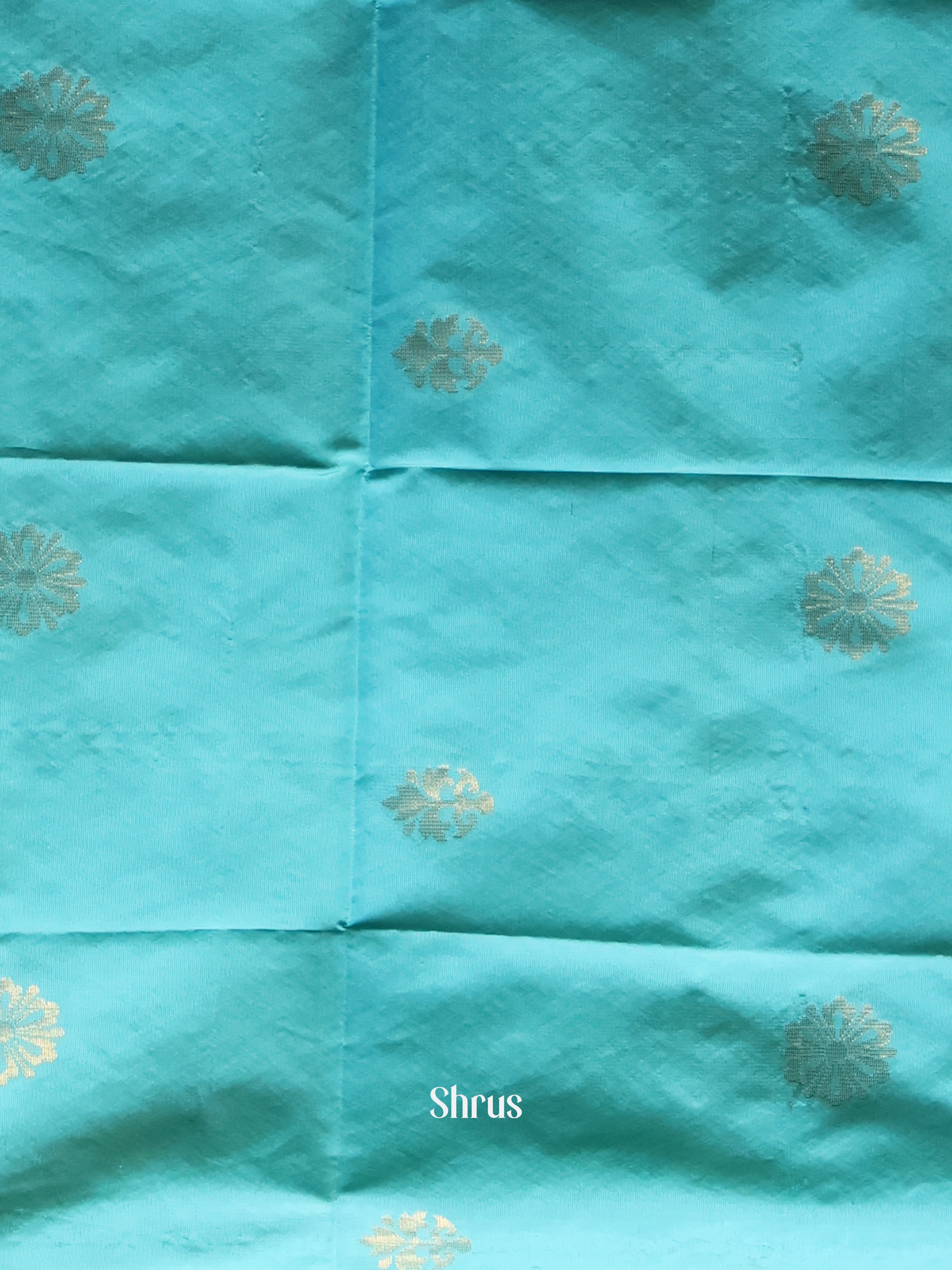 Teal & Green - semi softsilk salwar - Shop on Shrus.com