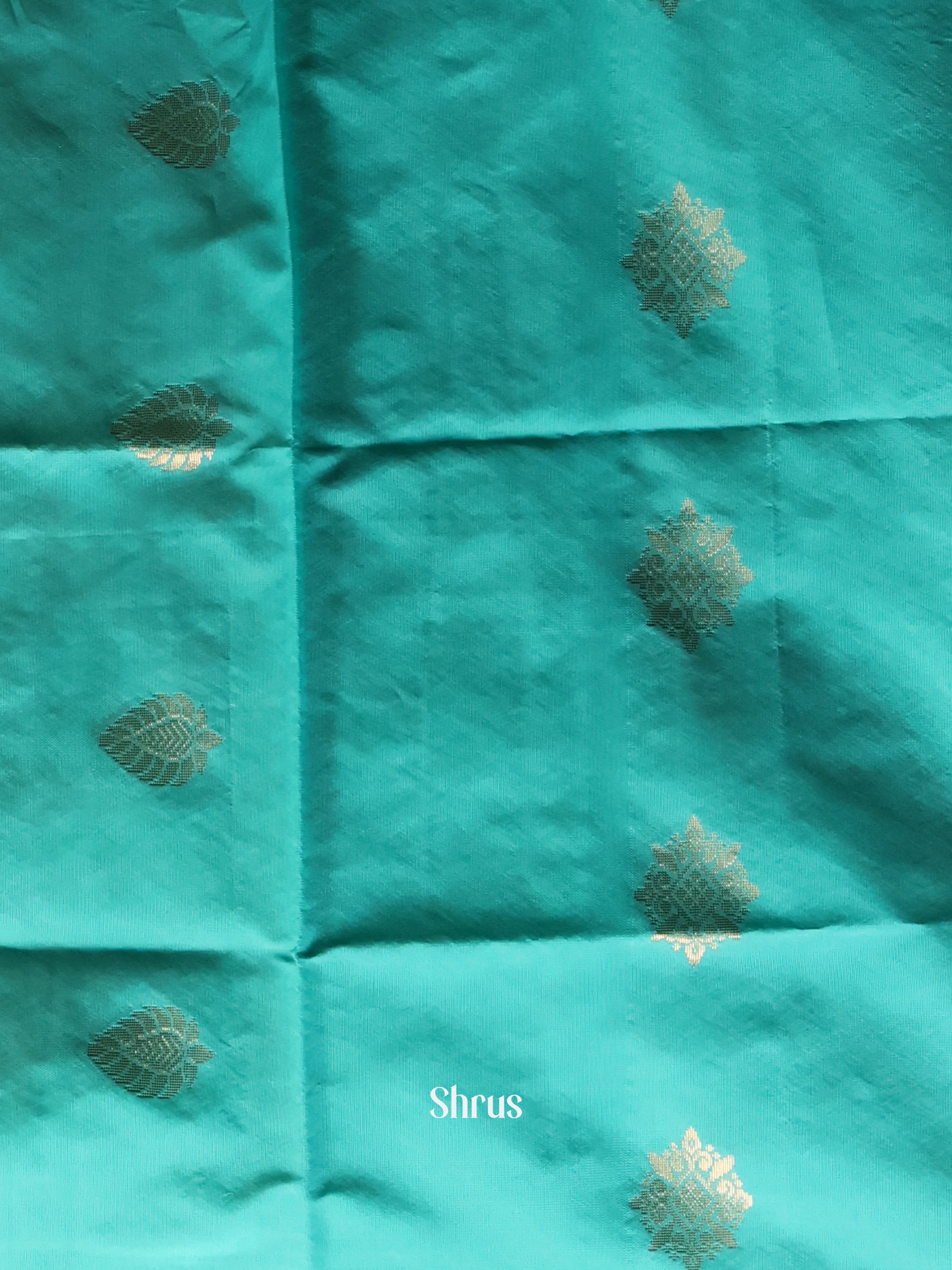 Green & Brown- semi softsilk salwar - Shop on Shrus.com