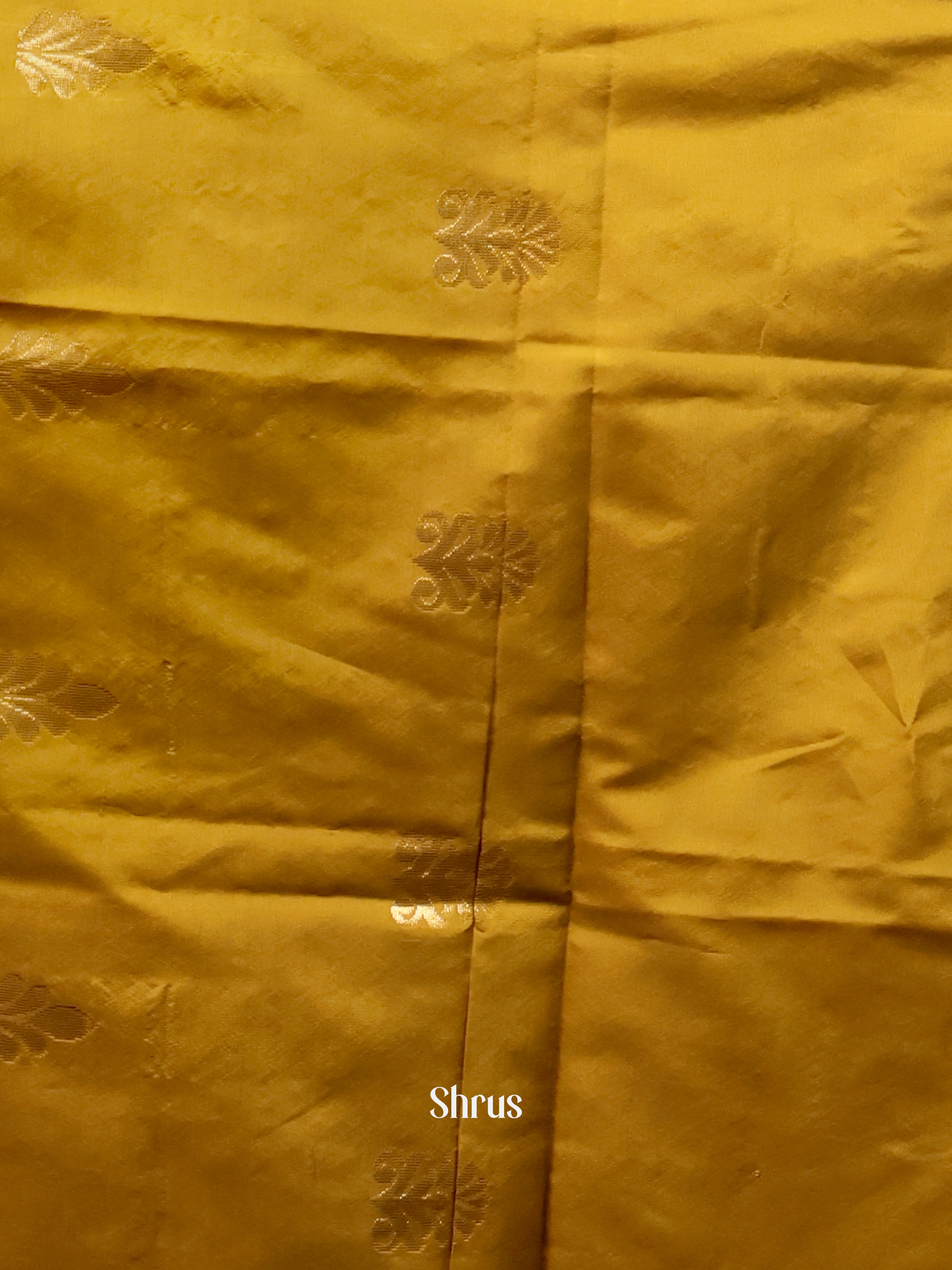 Mustardy Green & Grey - semi softsilk salwar - Shop on Shrus.com