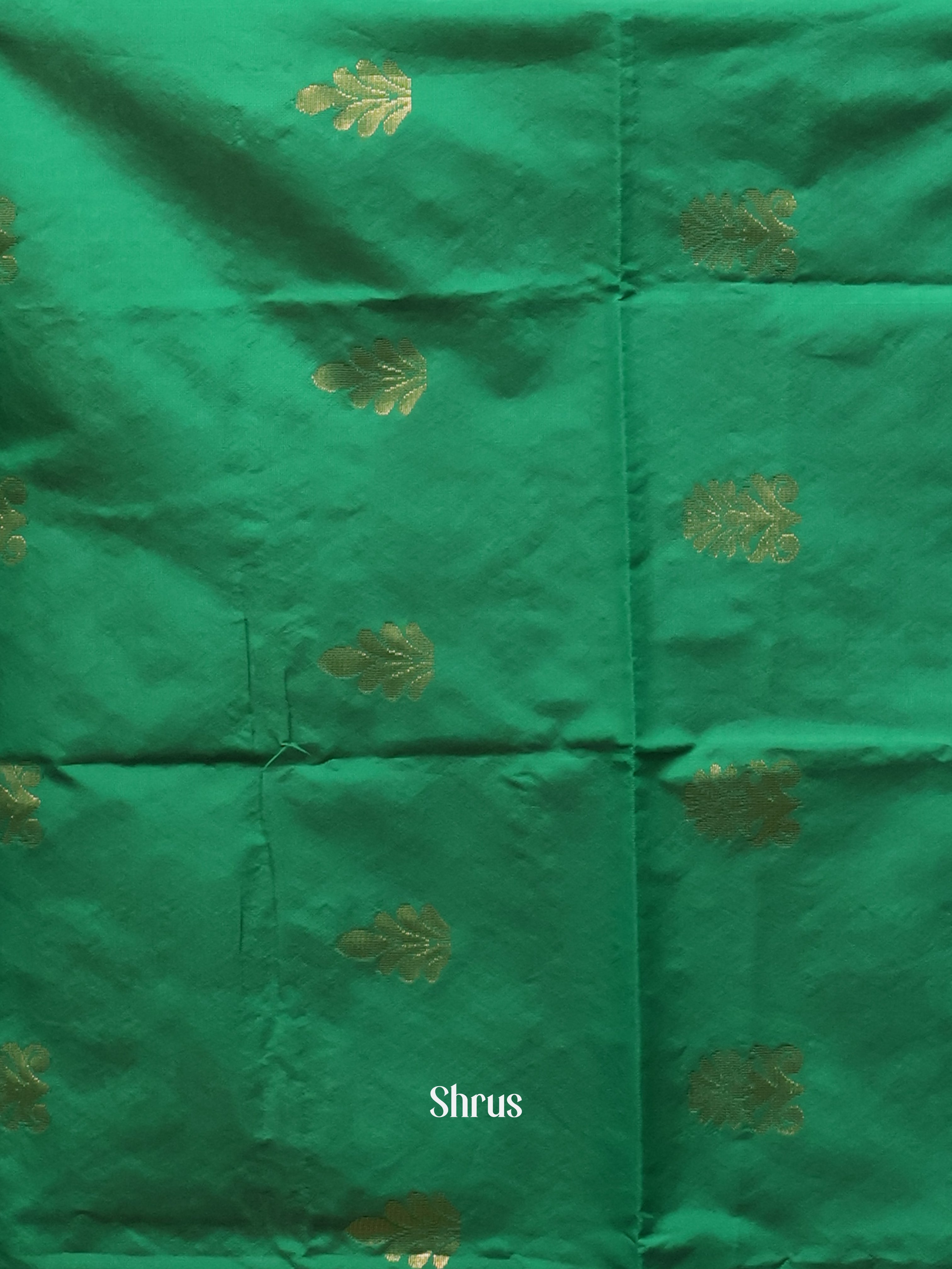 Green & Beige- semi softsilk salwar - Shop on Shrus.com