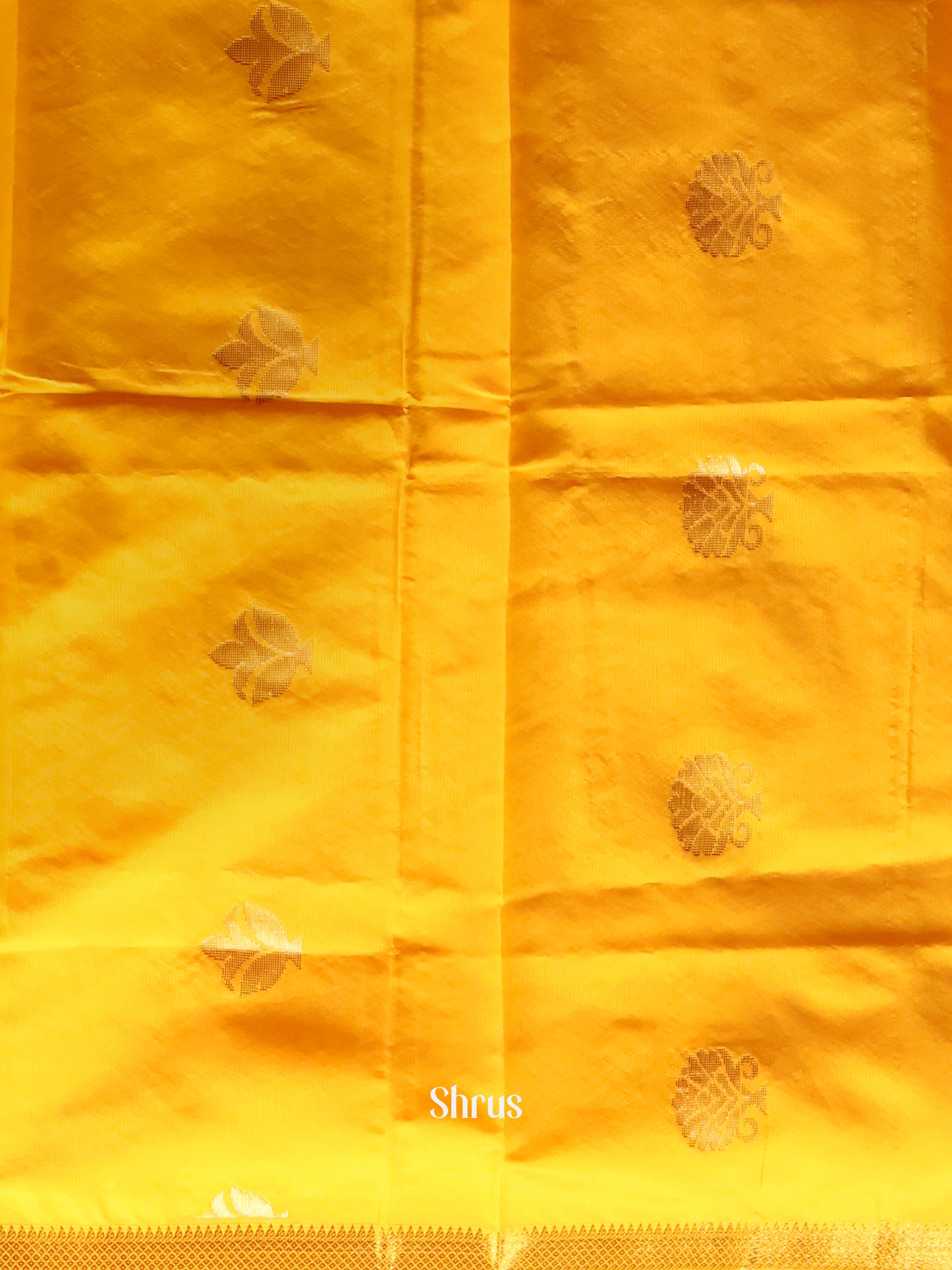 Yellow & Maroon - semi softsilk salwar - Shop on Shrus.com
