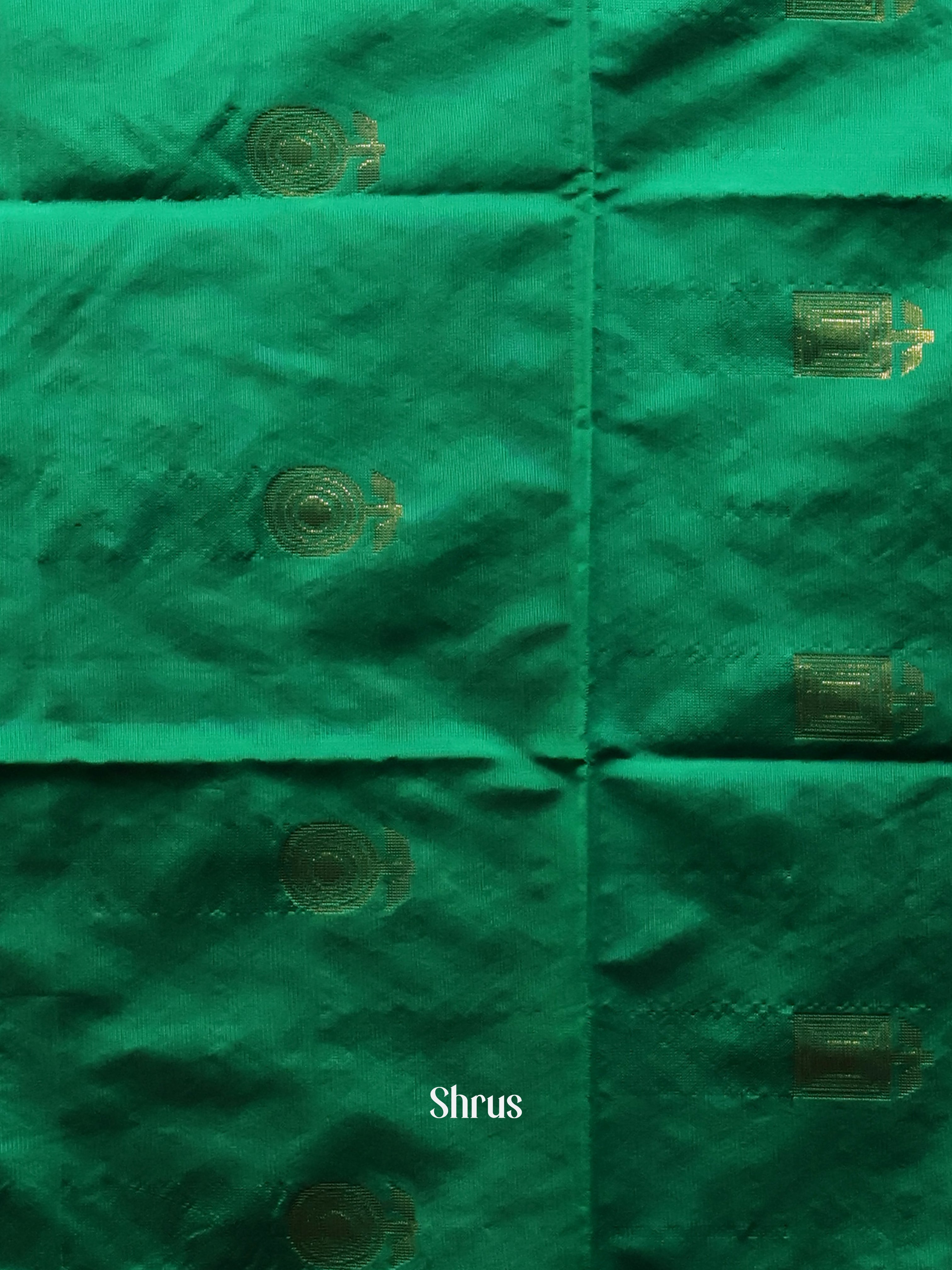 Green & Brown - semi softsilk salwar - Shop on Shrus.com