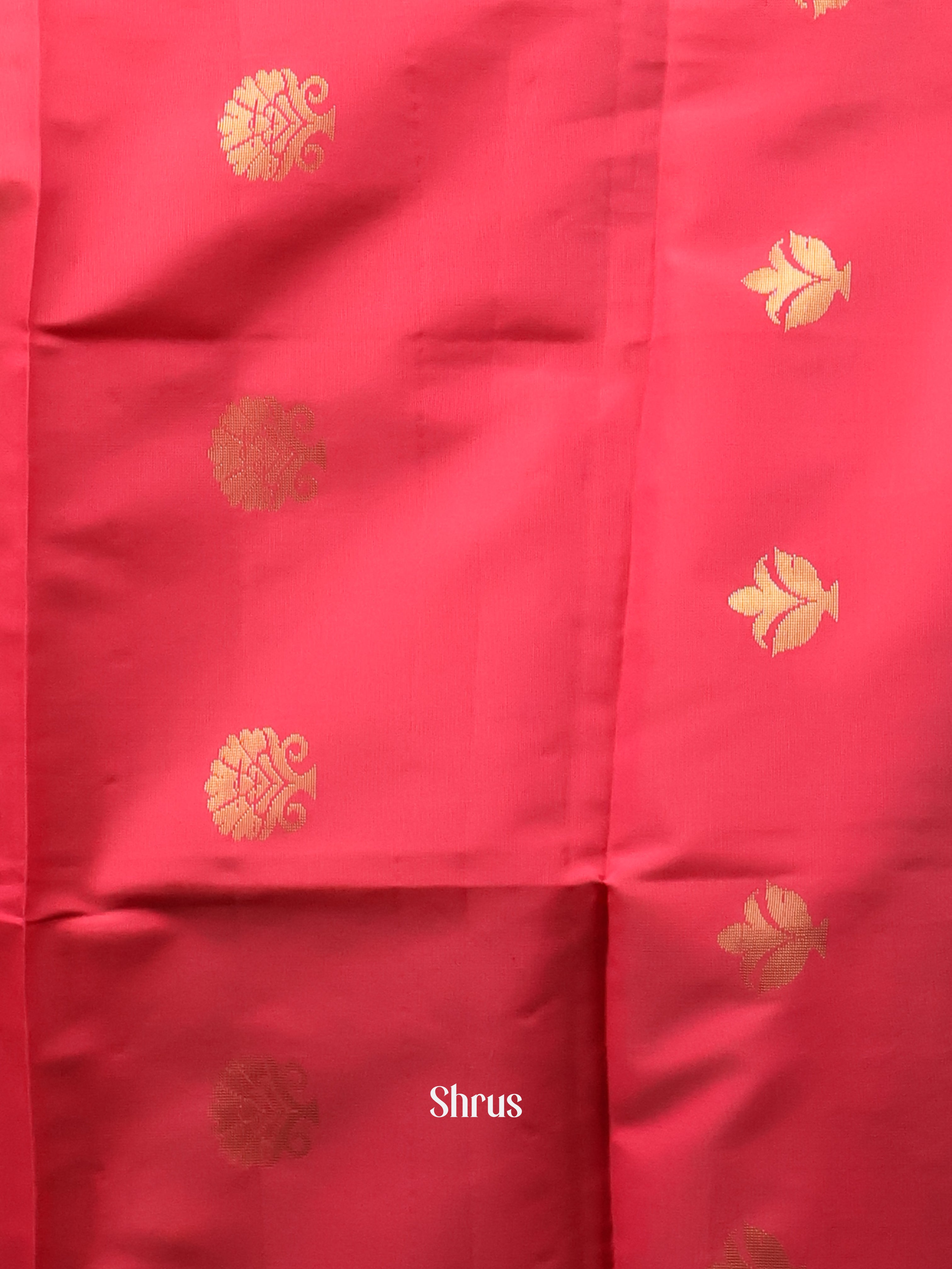 Red & Green - semi softsilk salwar - Shop on Shrus.com