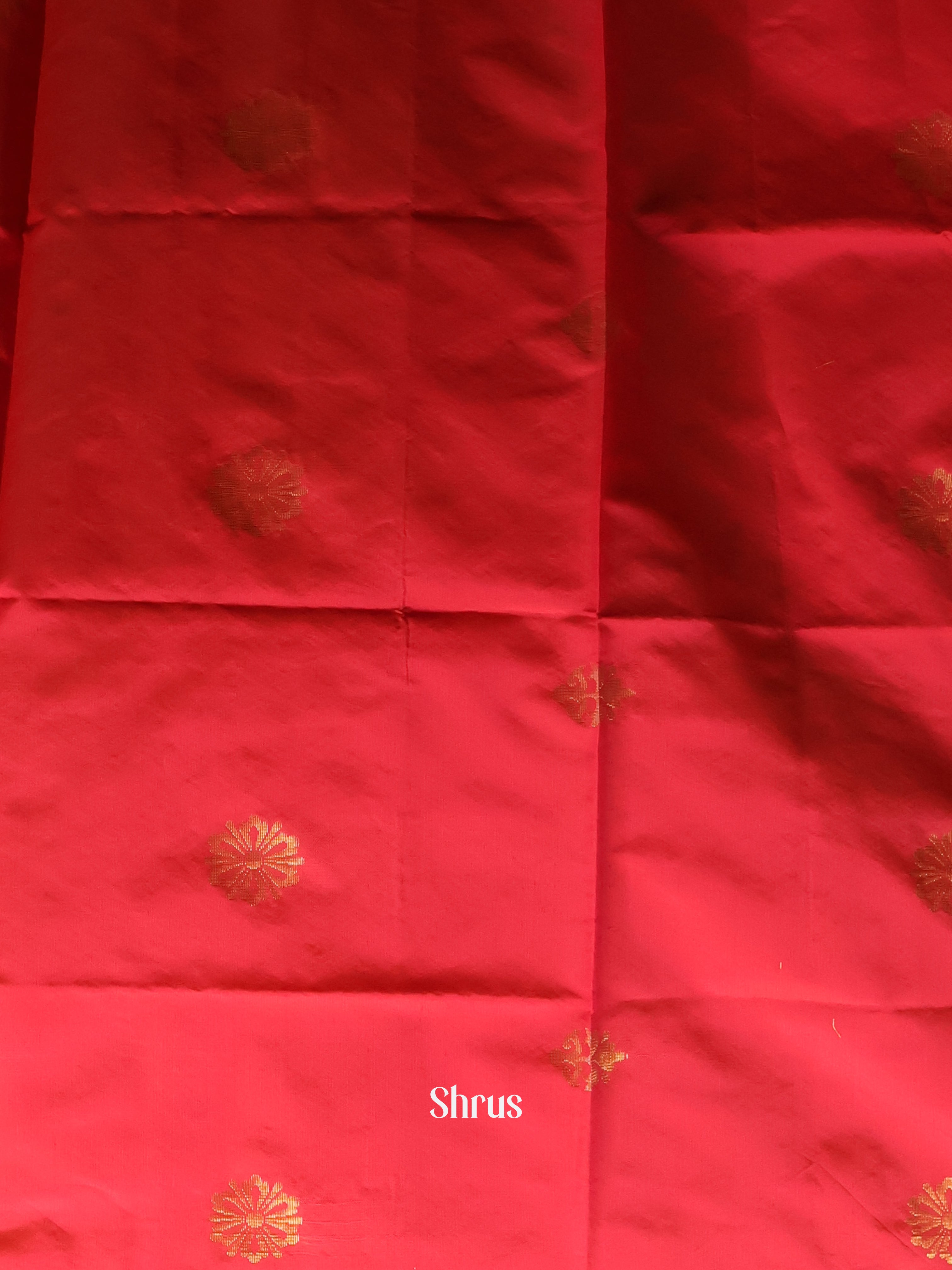 Red & Green - semi softsilk salwar - Shop on Shrus.com