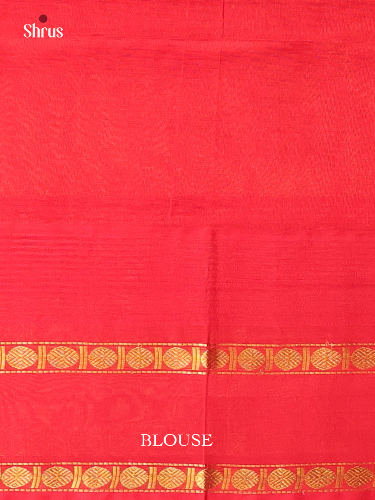 Dark Green & Red - Silk Cotton Saree - Shop on Shrus.com