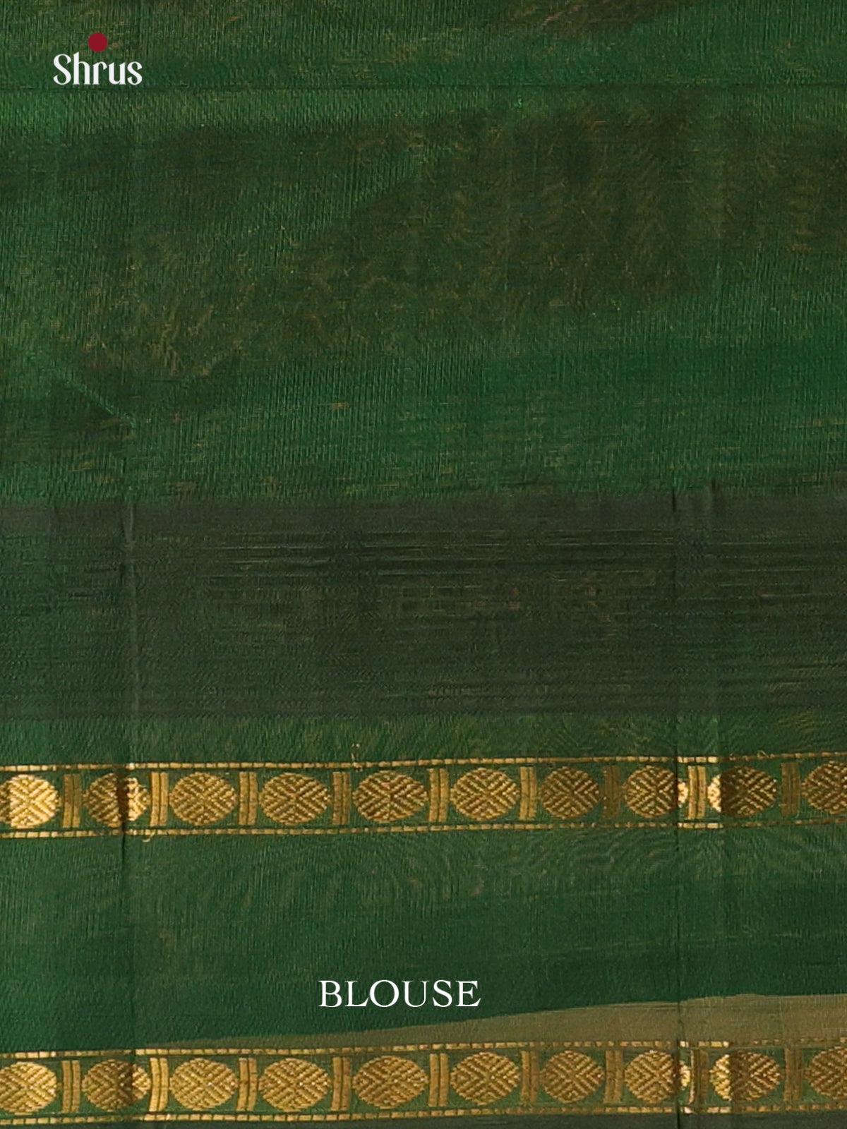 Orange & Green - Silk Cotton Saree - Shop on Shrus.com