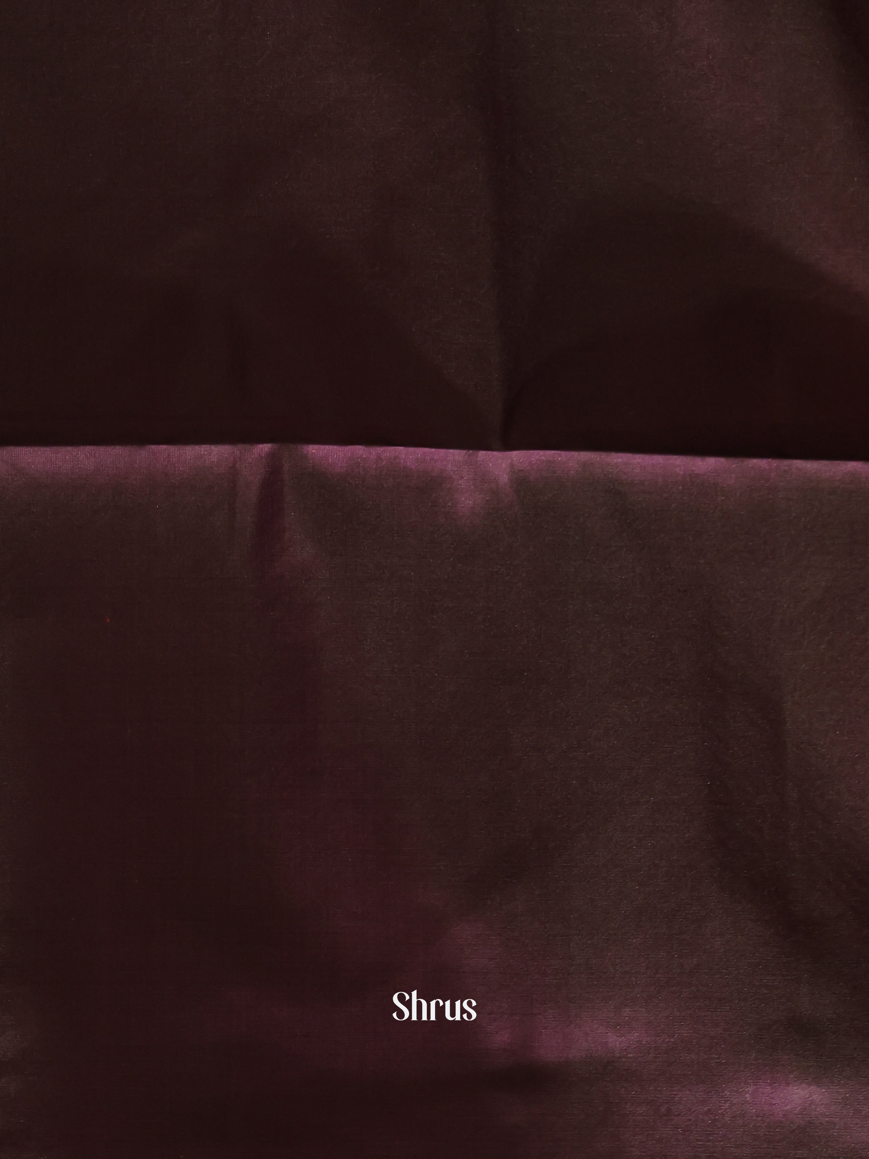 Maroon & Brown - Soft silk Saree - Shop on Shrus.com