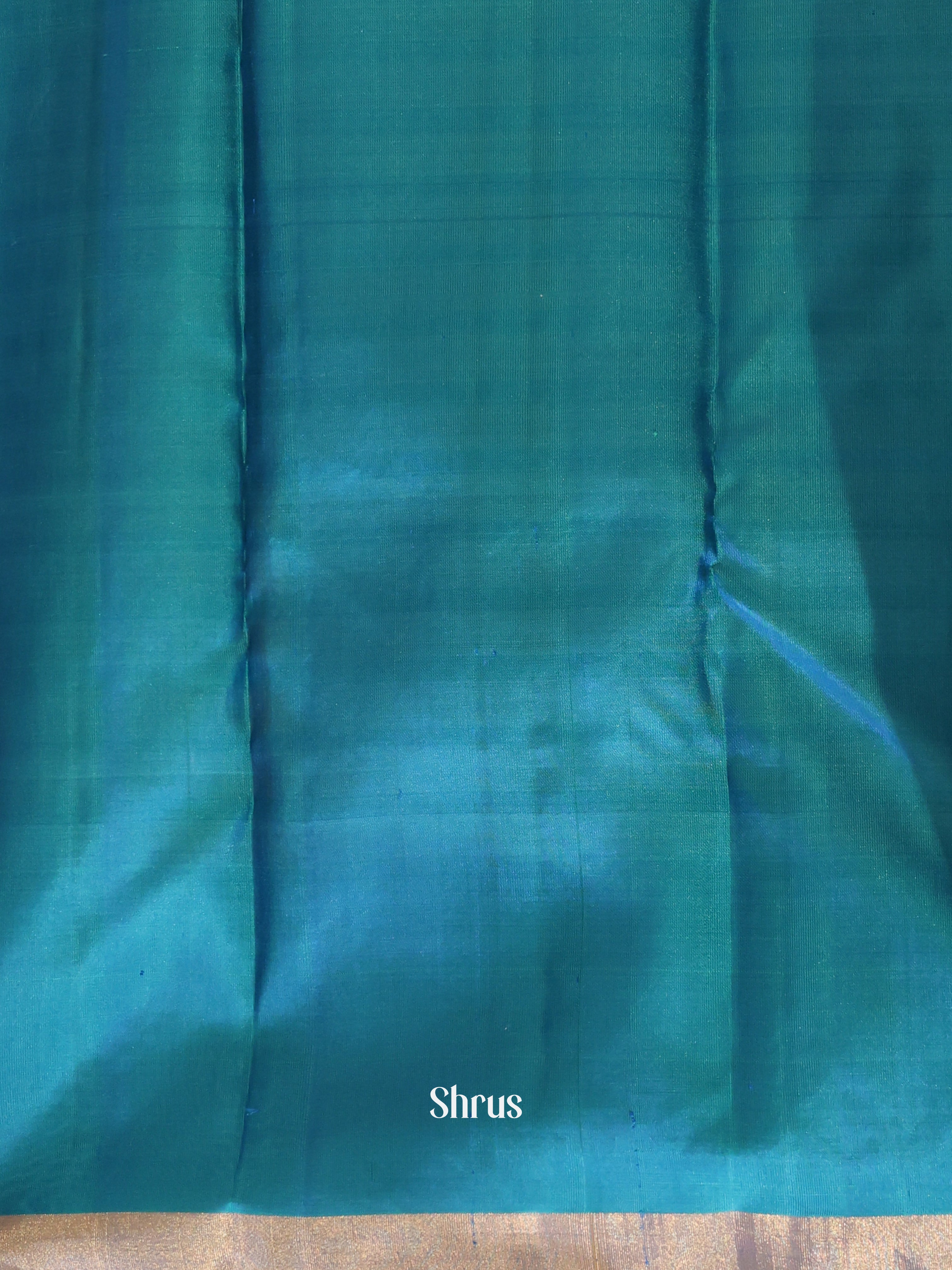 Yellow & Blue - Soft Silk Saree - Shop on Shrus.com