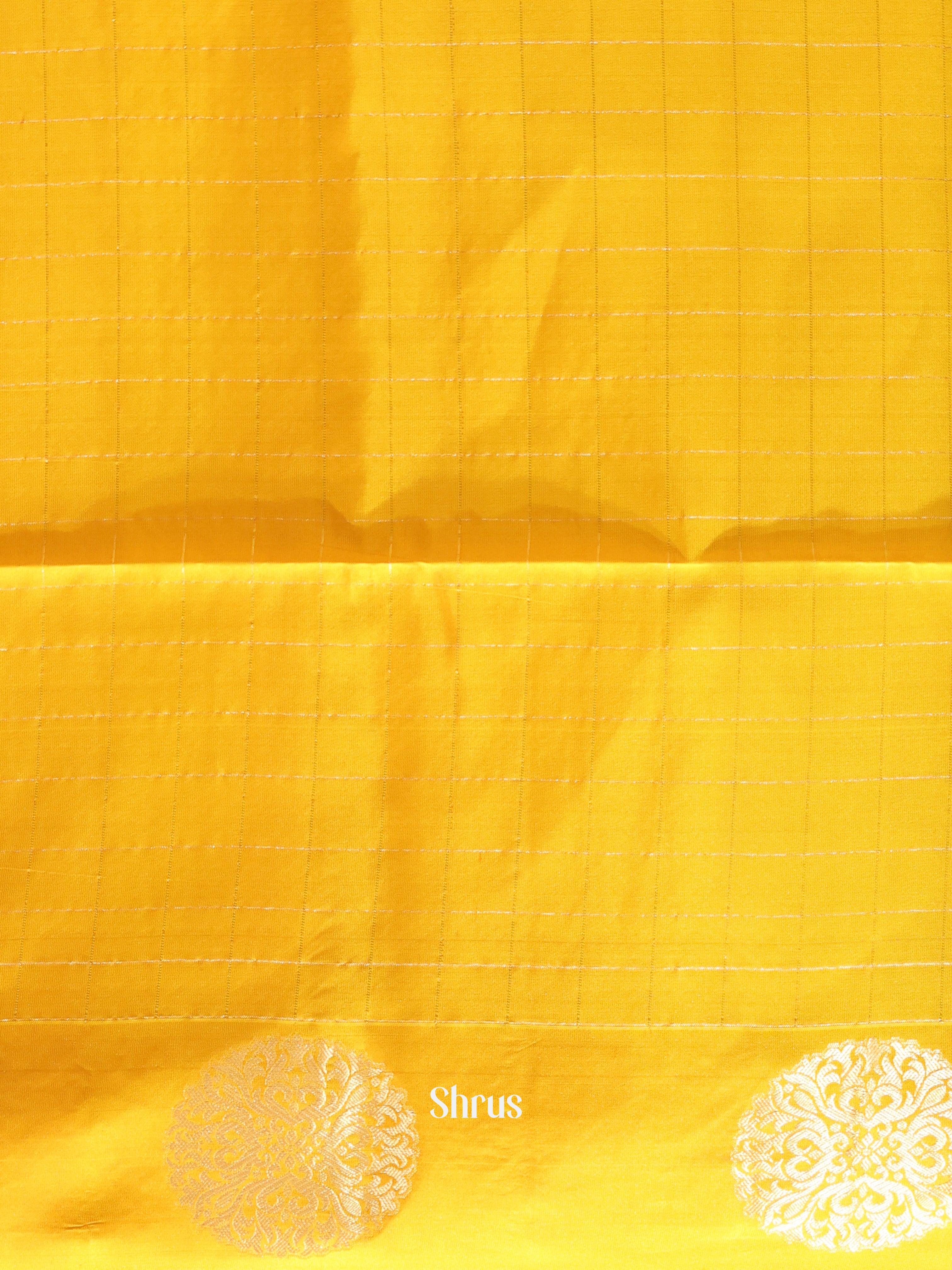 Purple & Yellow - Soft Silk Saree - Shop on Shrus.com