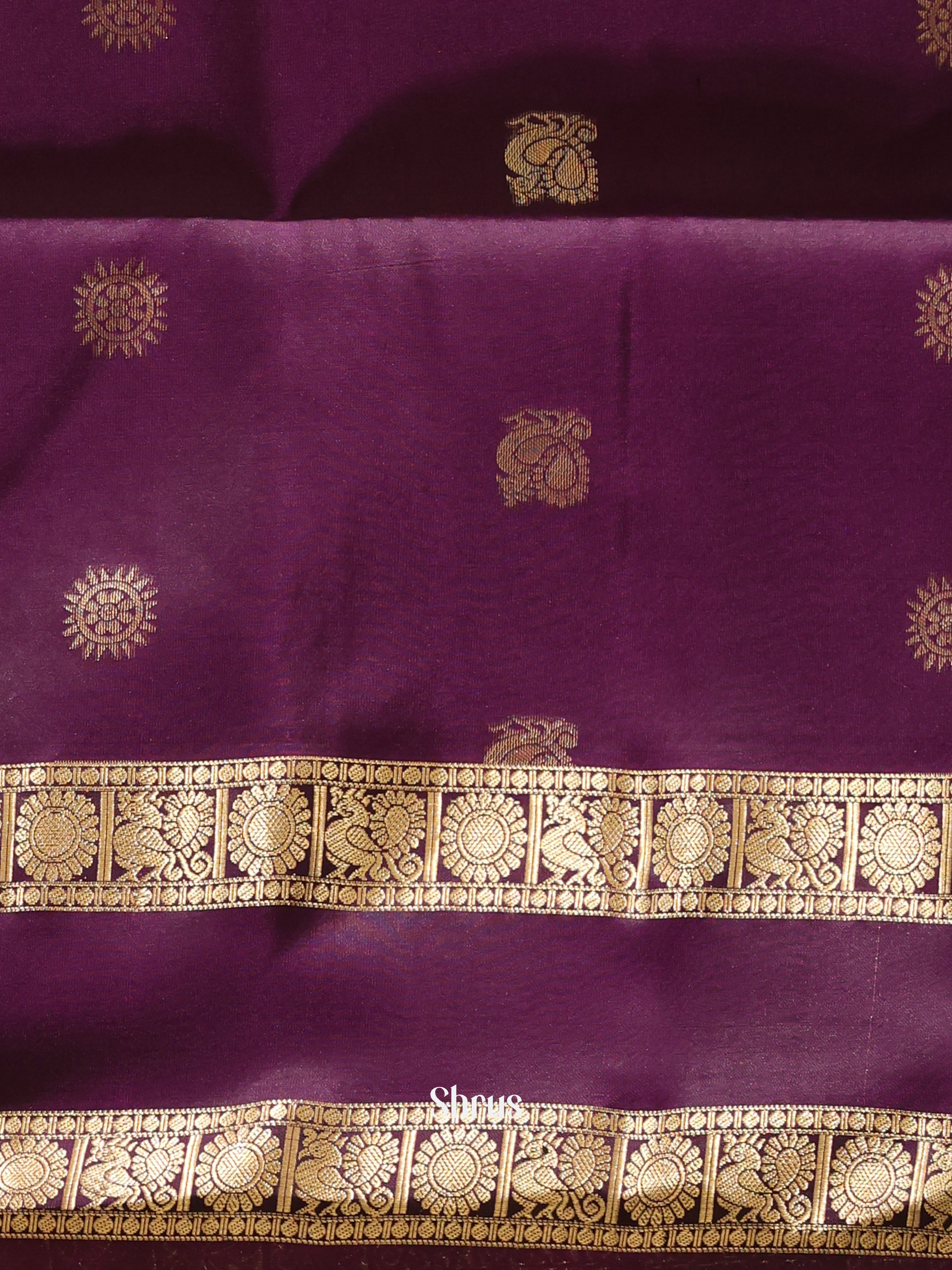 CJS21150 - Soft Silk Saree - Shop on Shrus.com