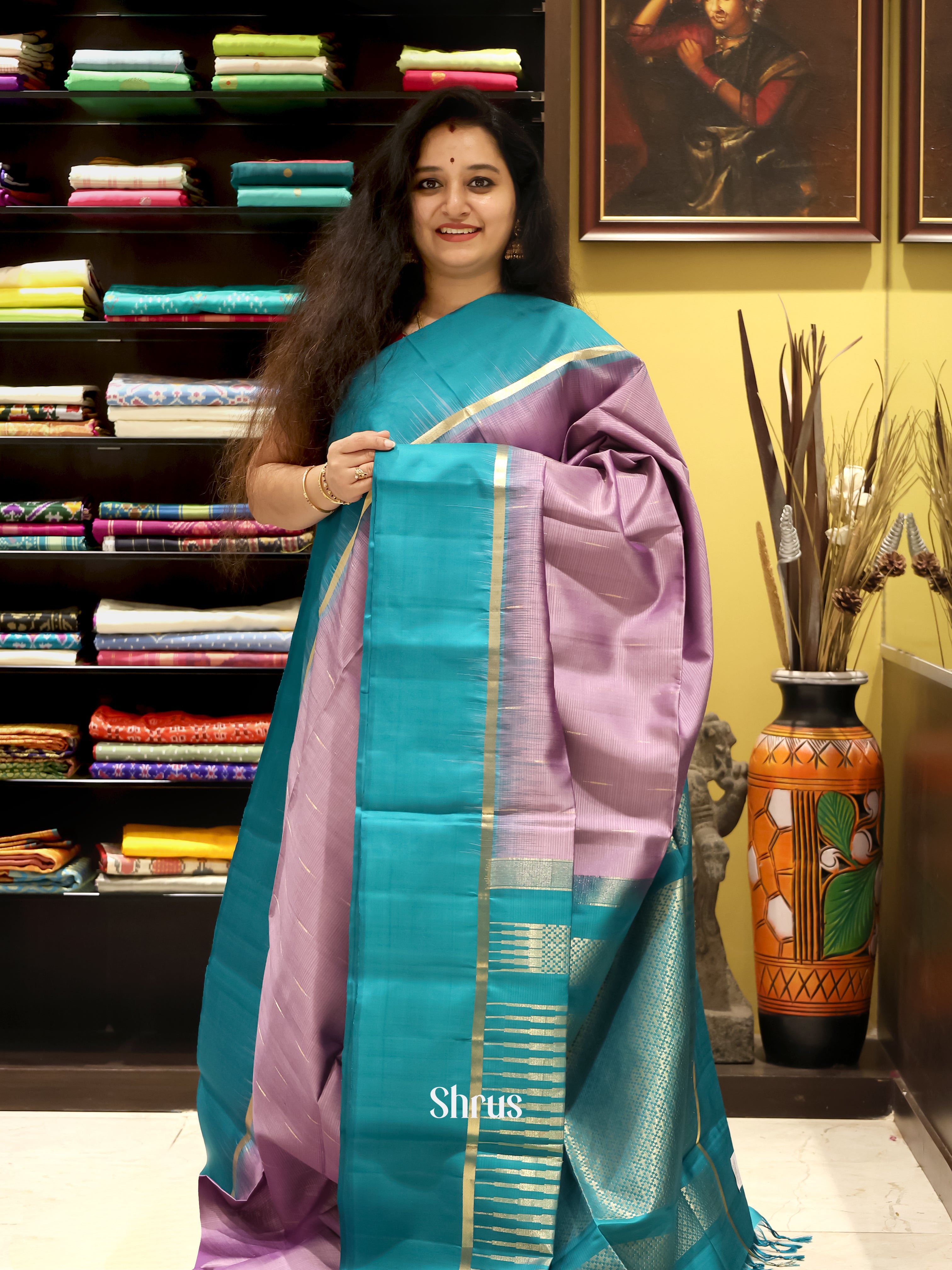 CJS21164 - Soft Silk Saree - Shop on Shrus.com