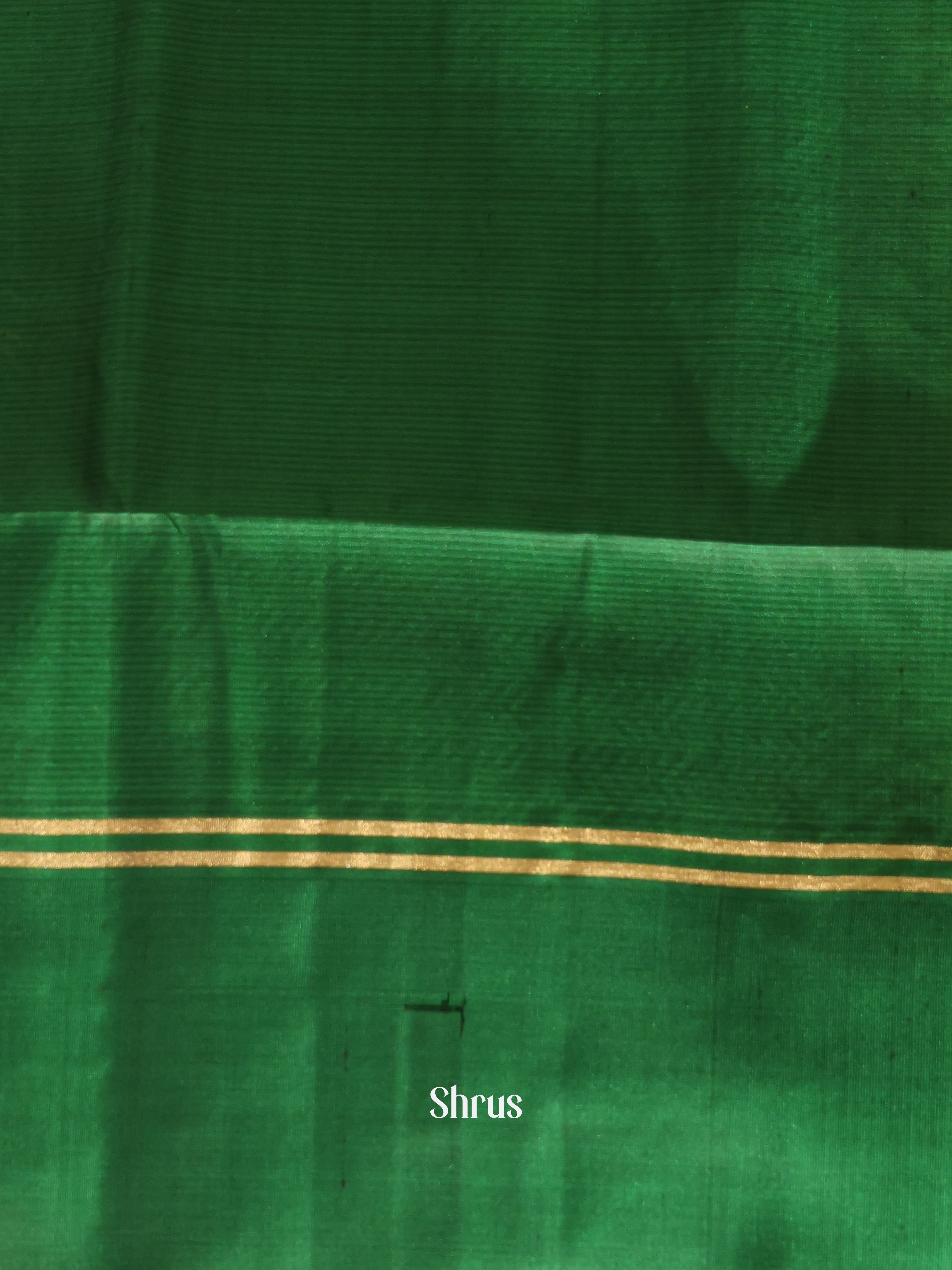 Yellow & Green - Soft silk Saree - Shop on Shrus.com
