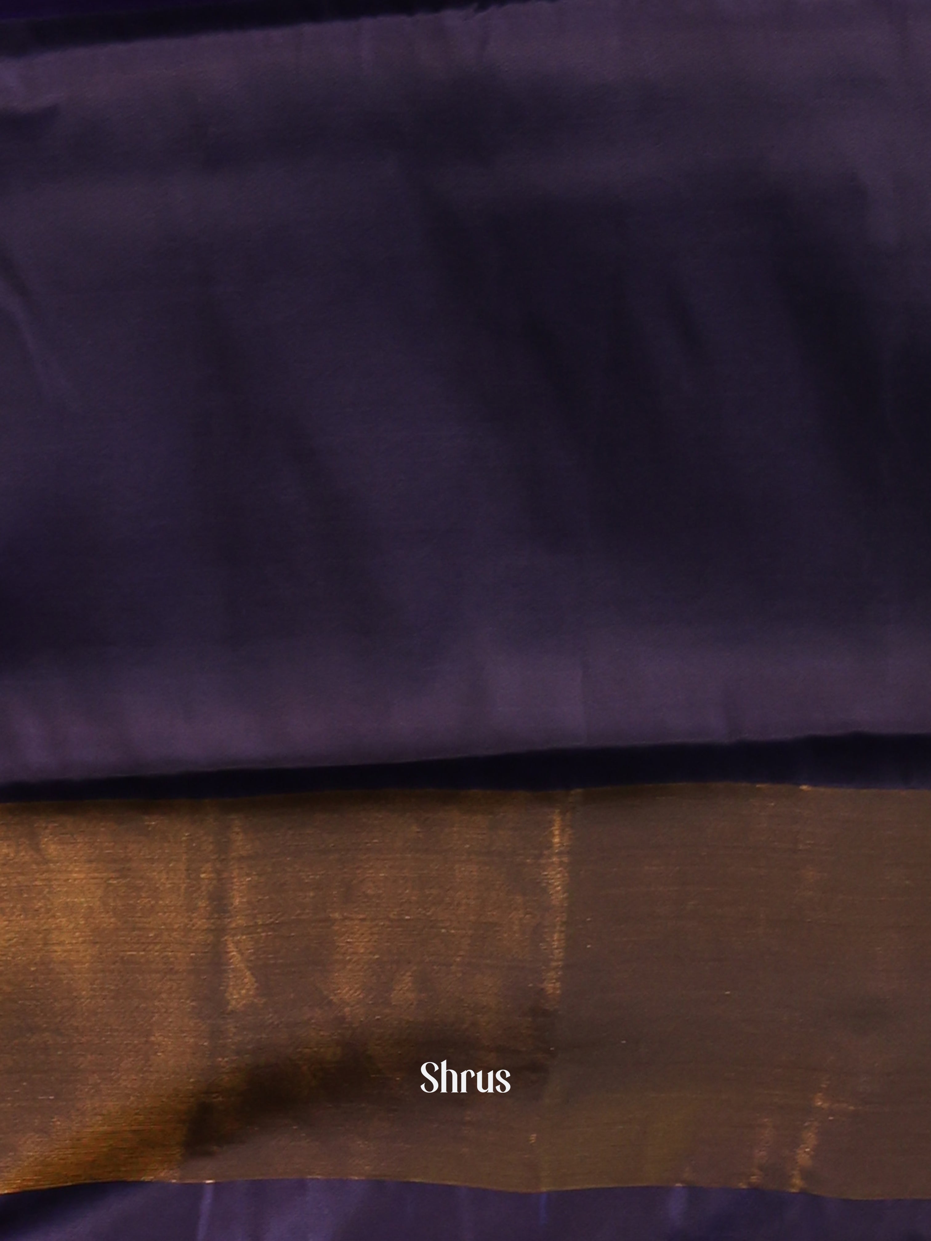 Blue & Violet - Semi uppada Saree - Shop on Shrus.com