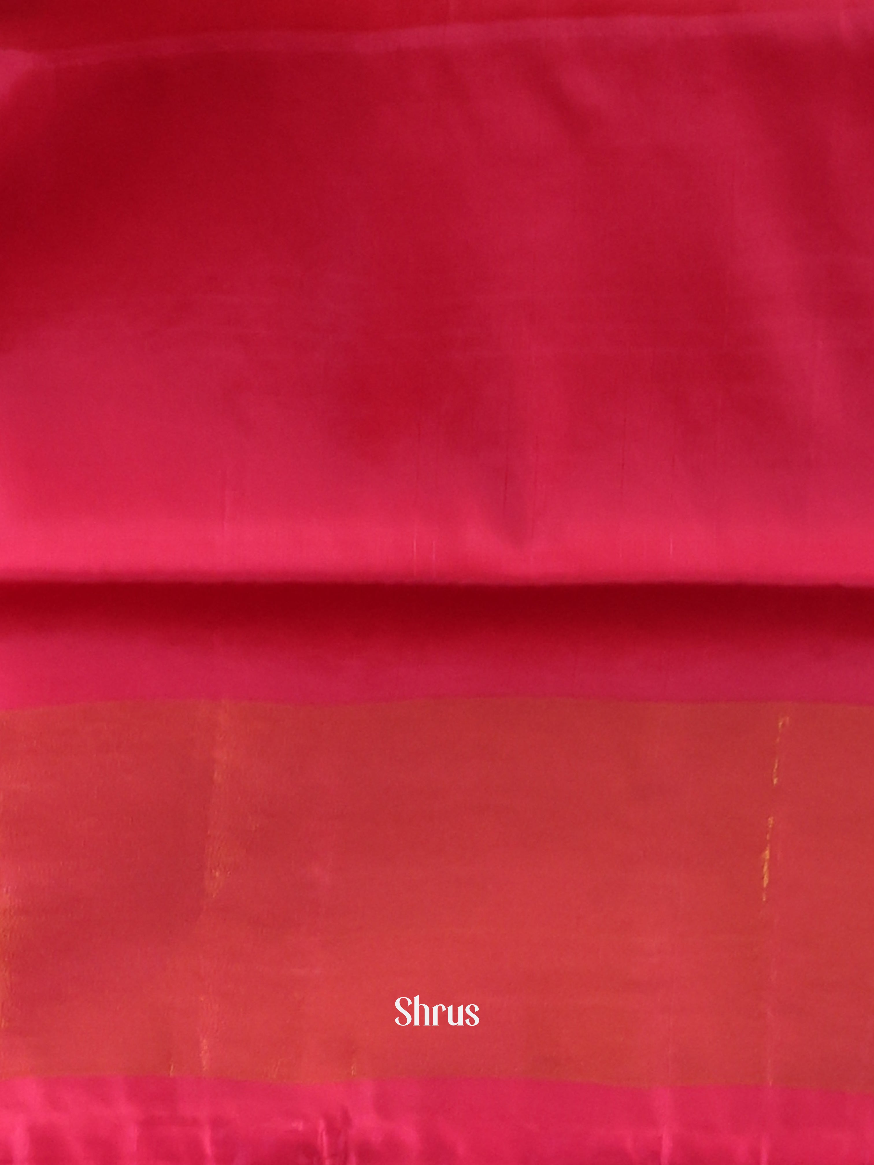 Green & Pink - Semi uppada Saree - Shop on Shrus.com