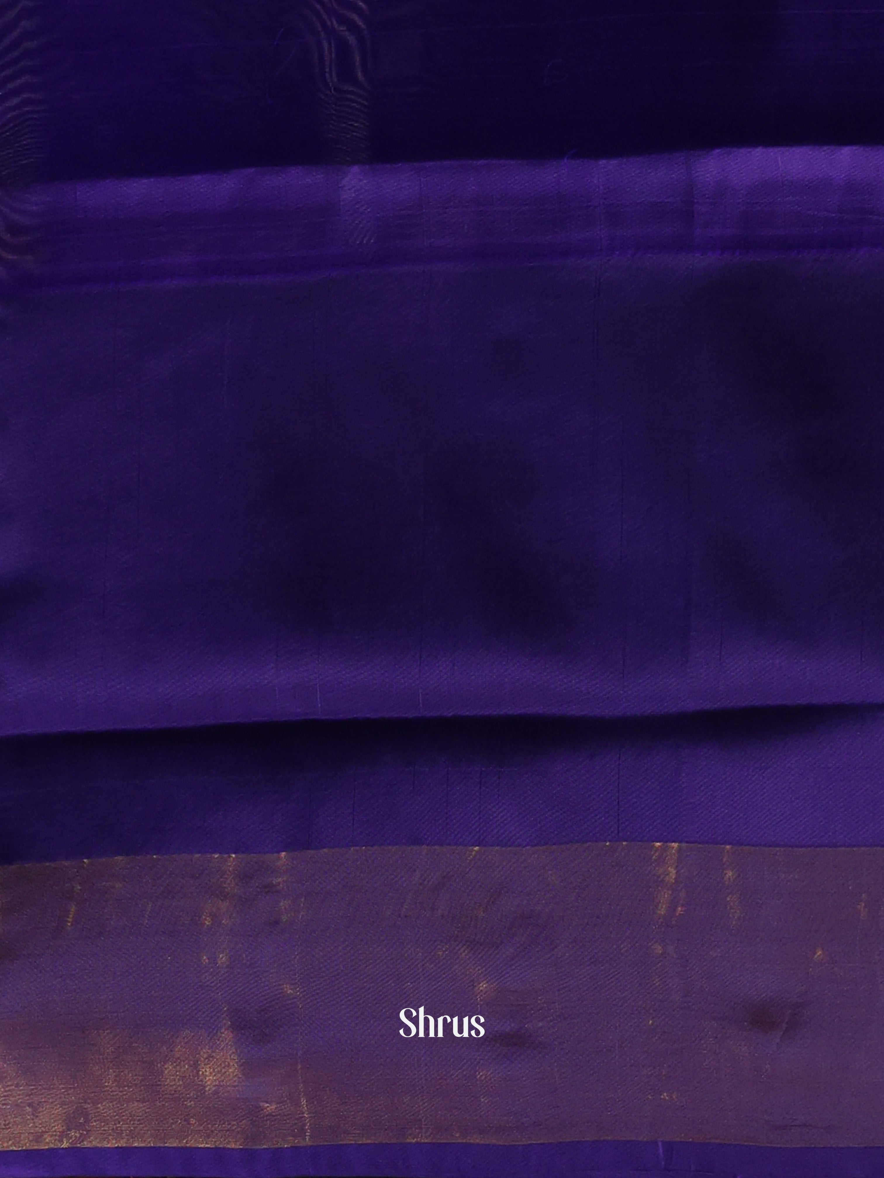 Majenta & Blue - Semi uppada Saree - Shop on Shrus.com