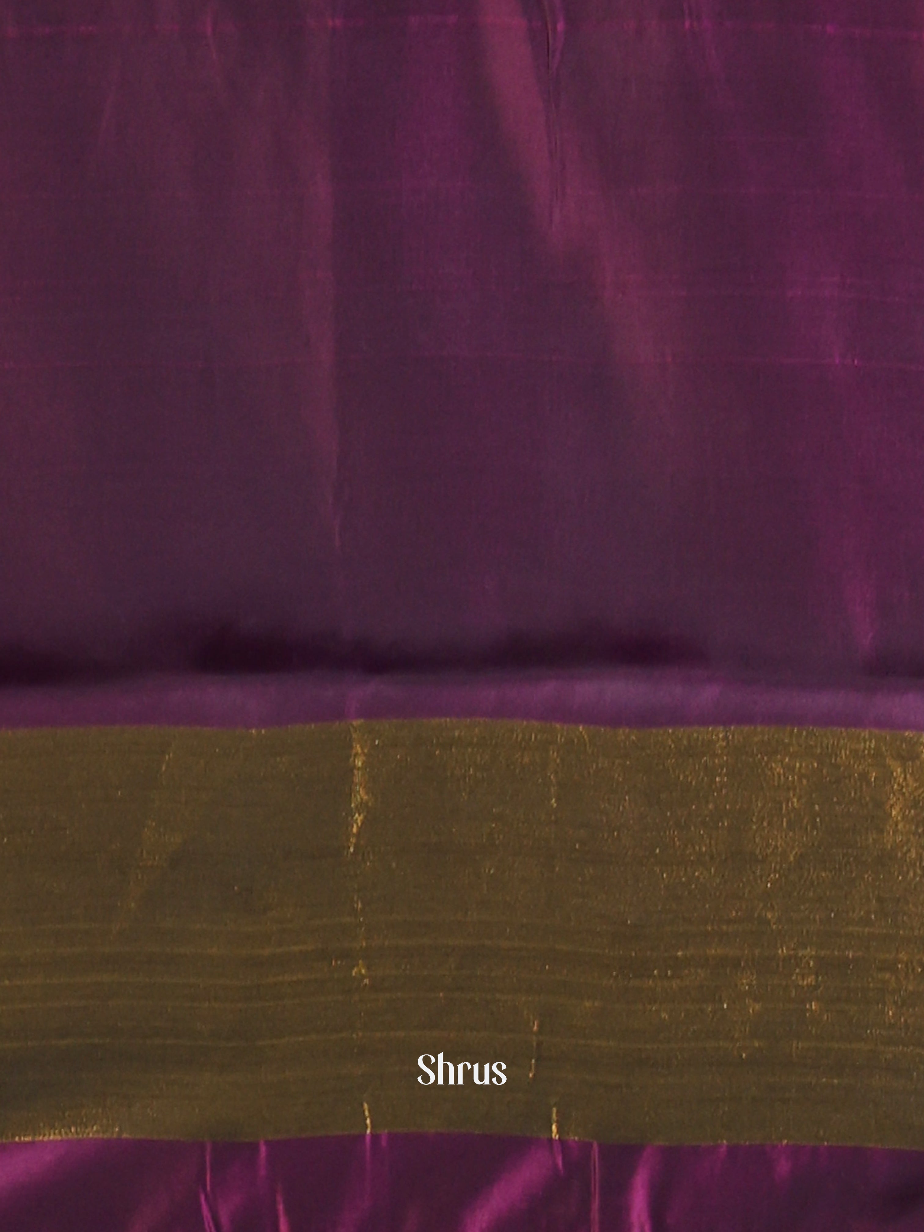 Green & Purple - Semi uppada Saree - Shop on Shrus.com