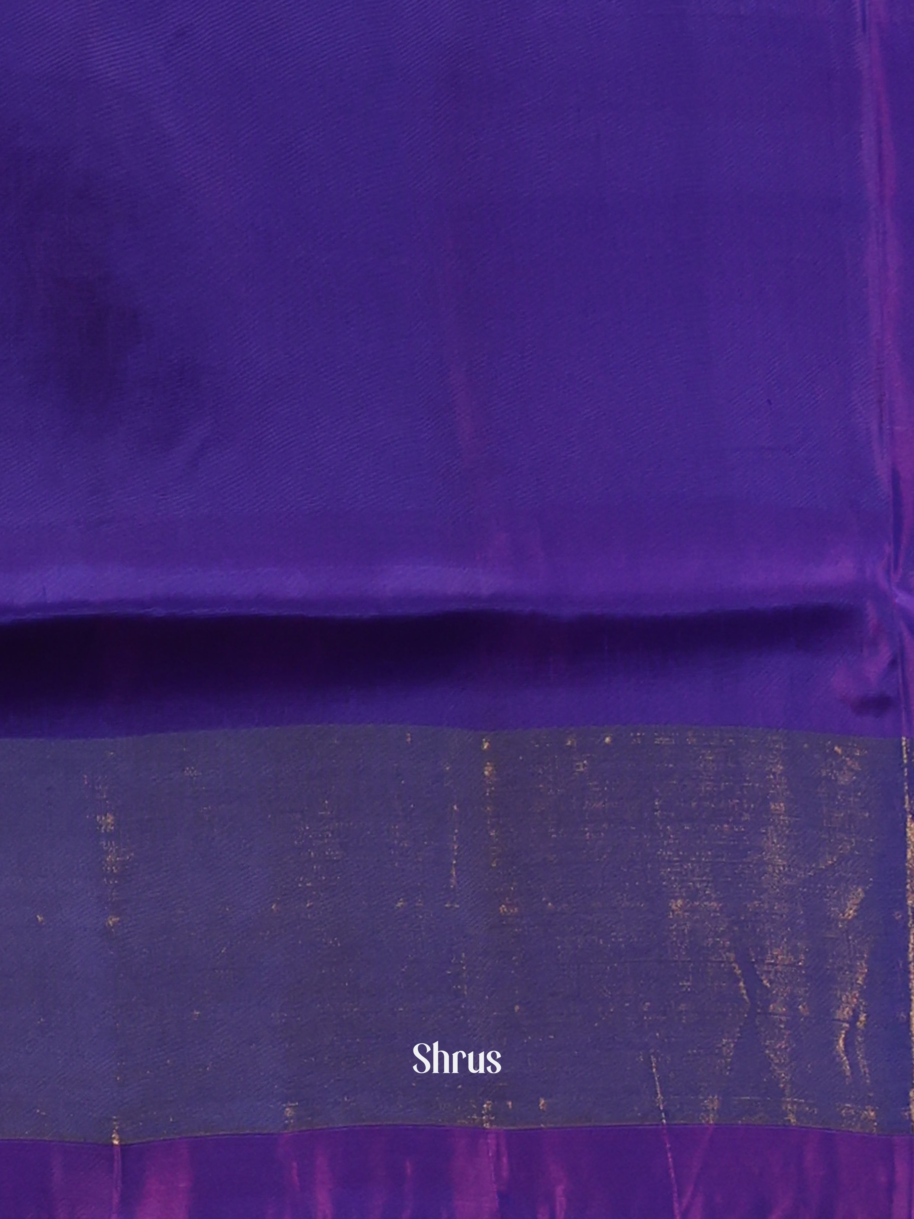 Green & Violet- Semi uppada Saree - Shop on Shrus.com