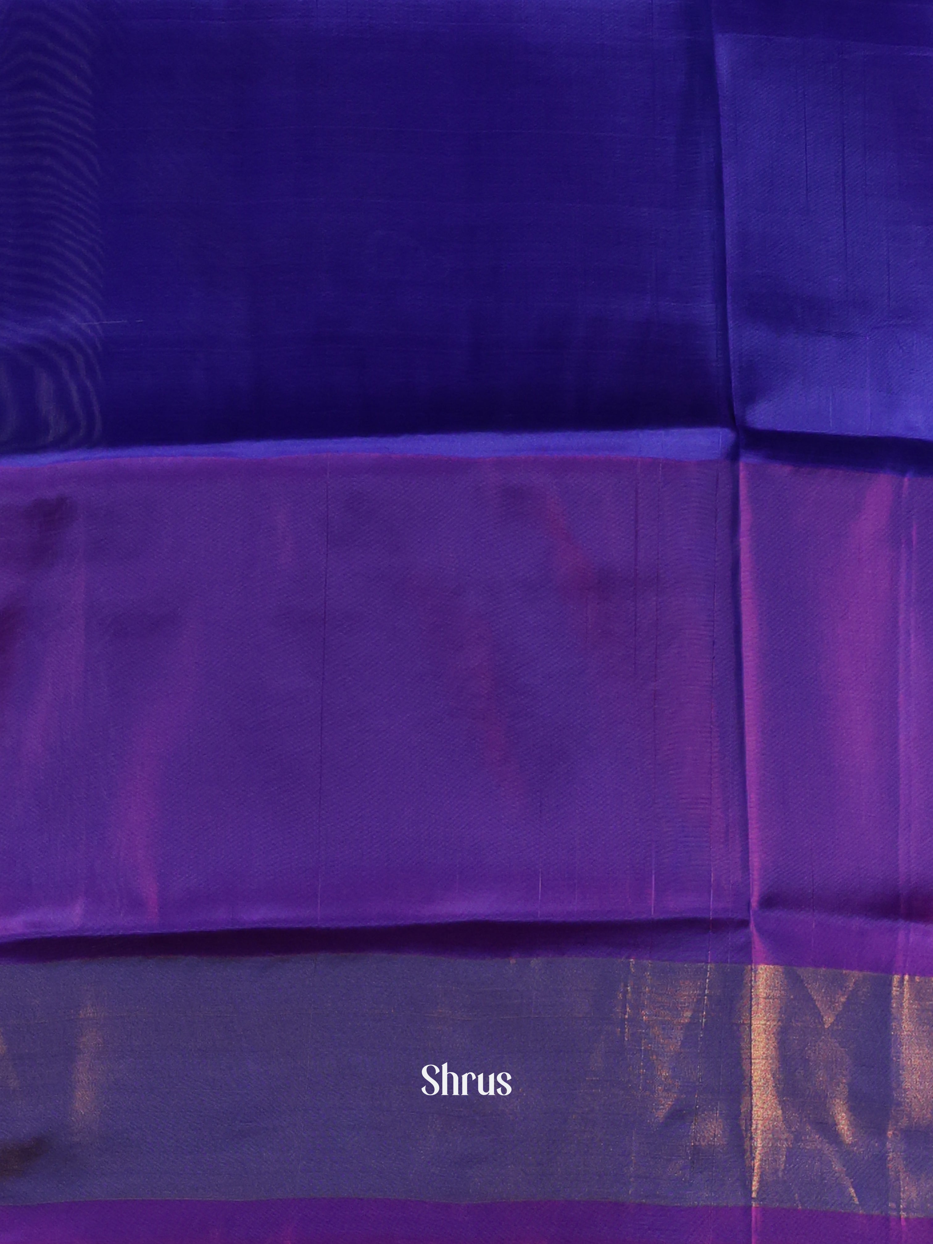 Pink & Violet - Semi uppada Saree - Shop on Shrus.com