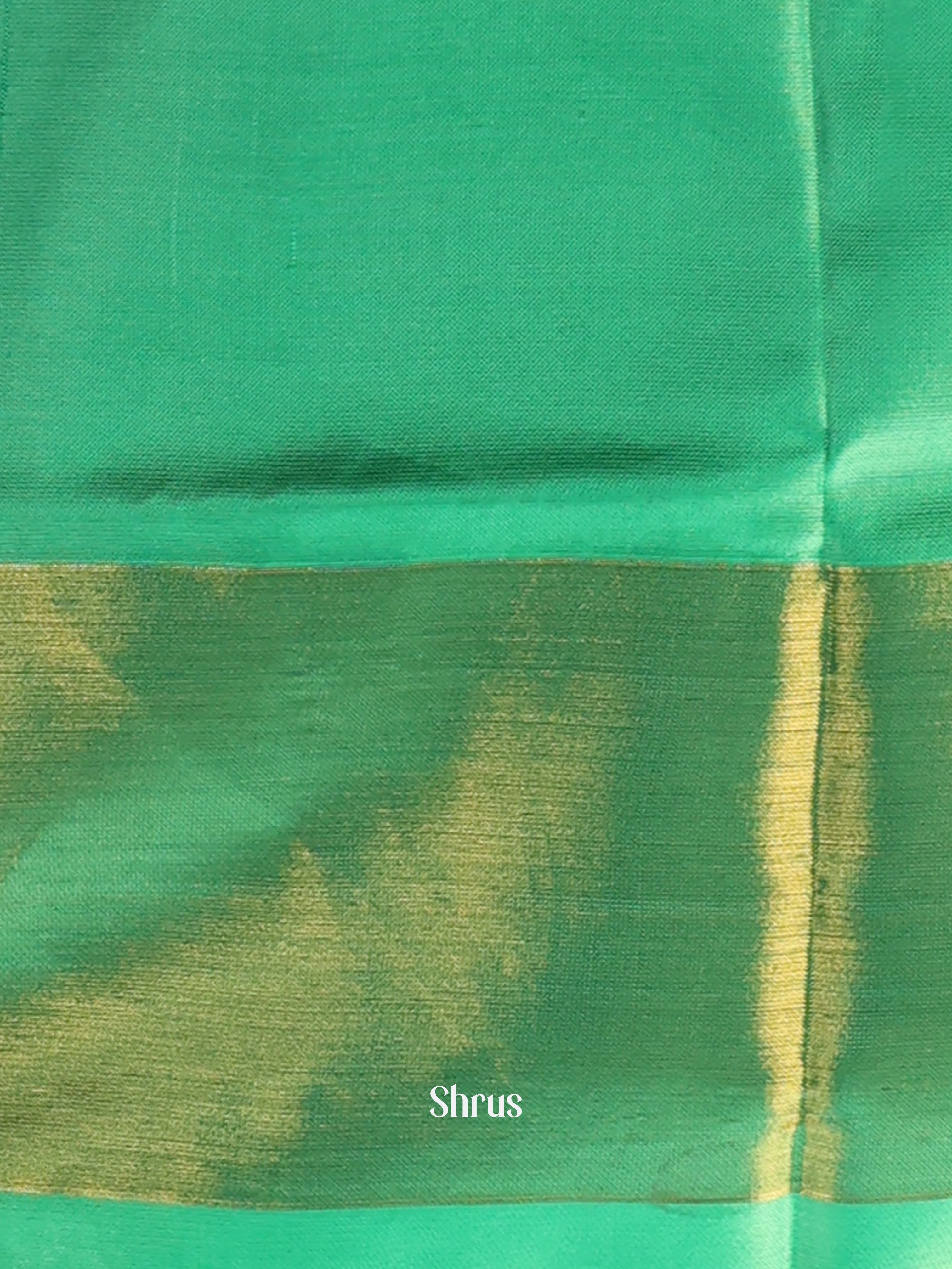 Red & Green - Semi uppada Saree - Shop on Shrus.com