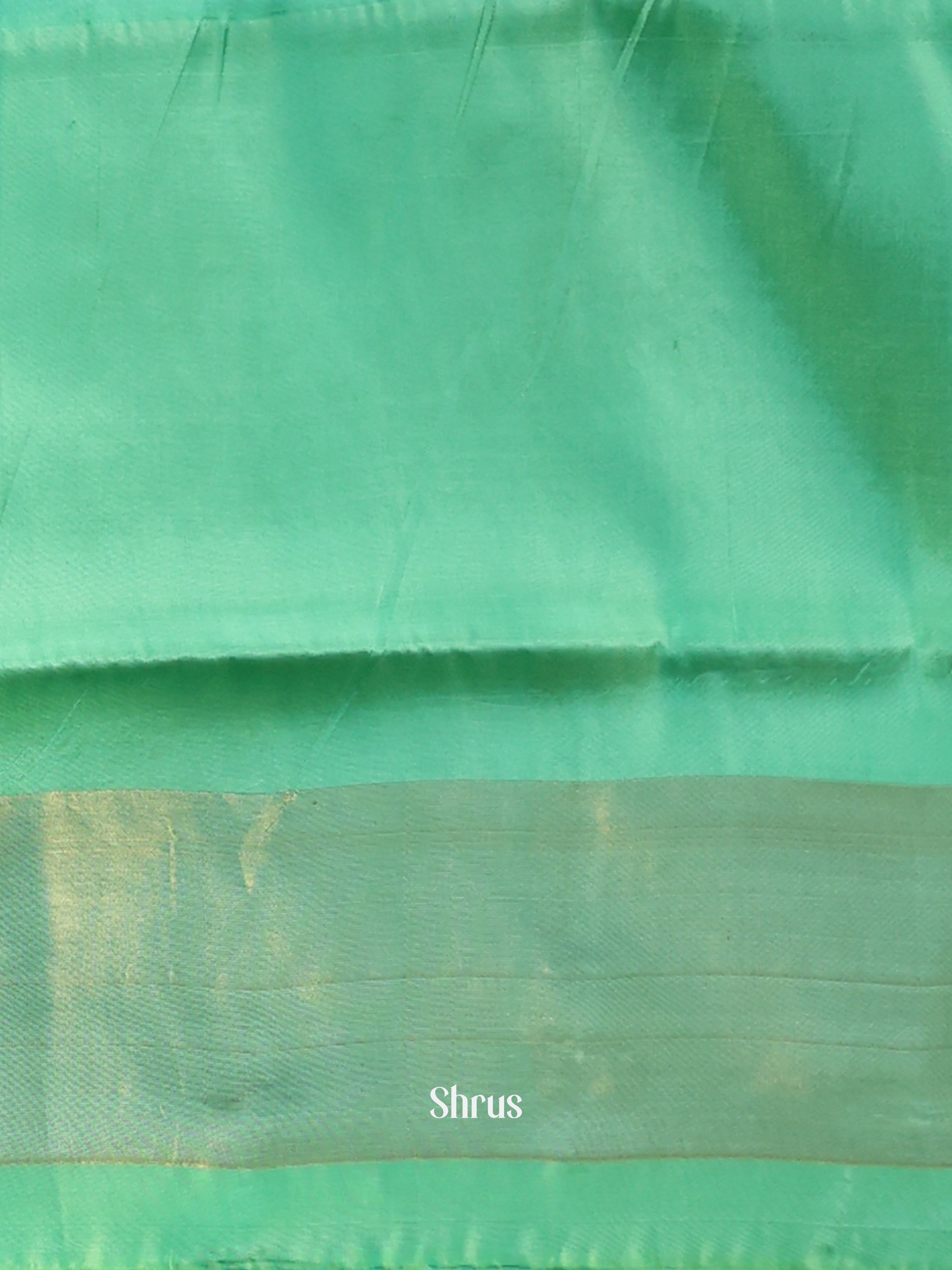 Maroon & Green- Semi uppada Saree - Shop on Shrus.com