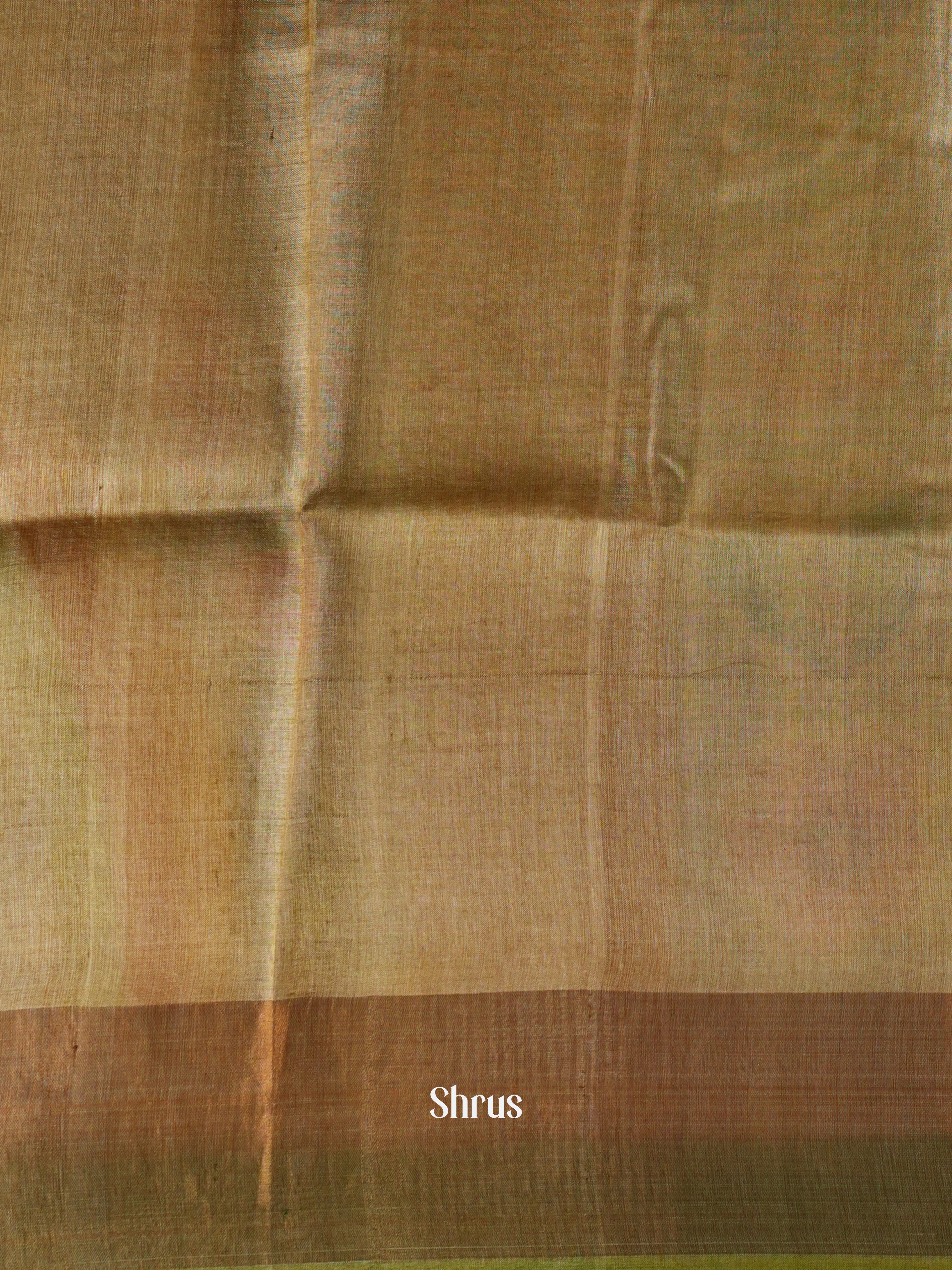 Gold & Grey - Tussar Saree - Shop on Shrus.com
