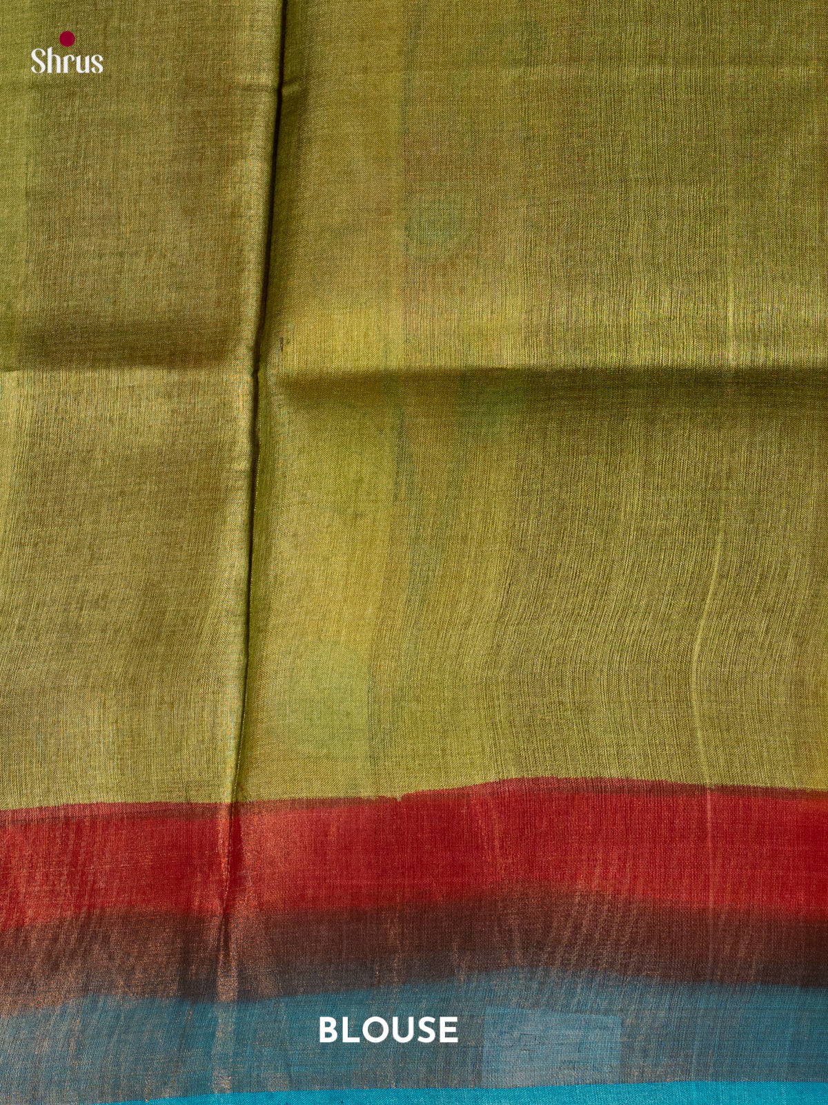 Green & Mustard- Tussar Saree - Shop on Shrus.com