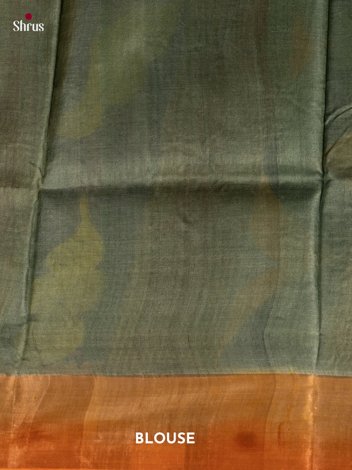 Green & Brown- Tussar Saree - Shop on Shrus.com
