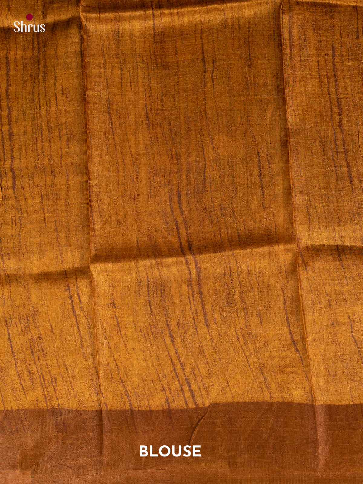 Cream & Mustard - Tussar Saree - Shop on Shrus.com