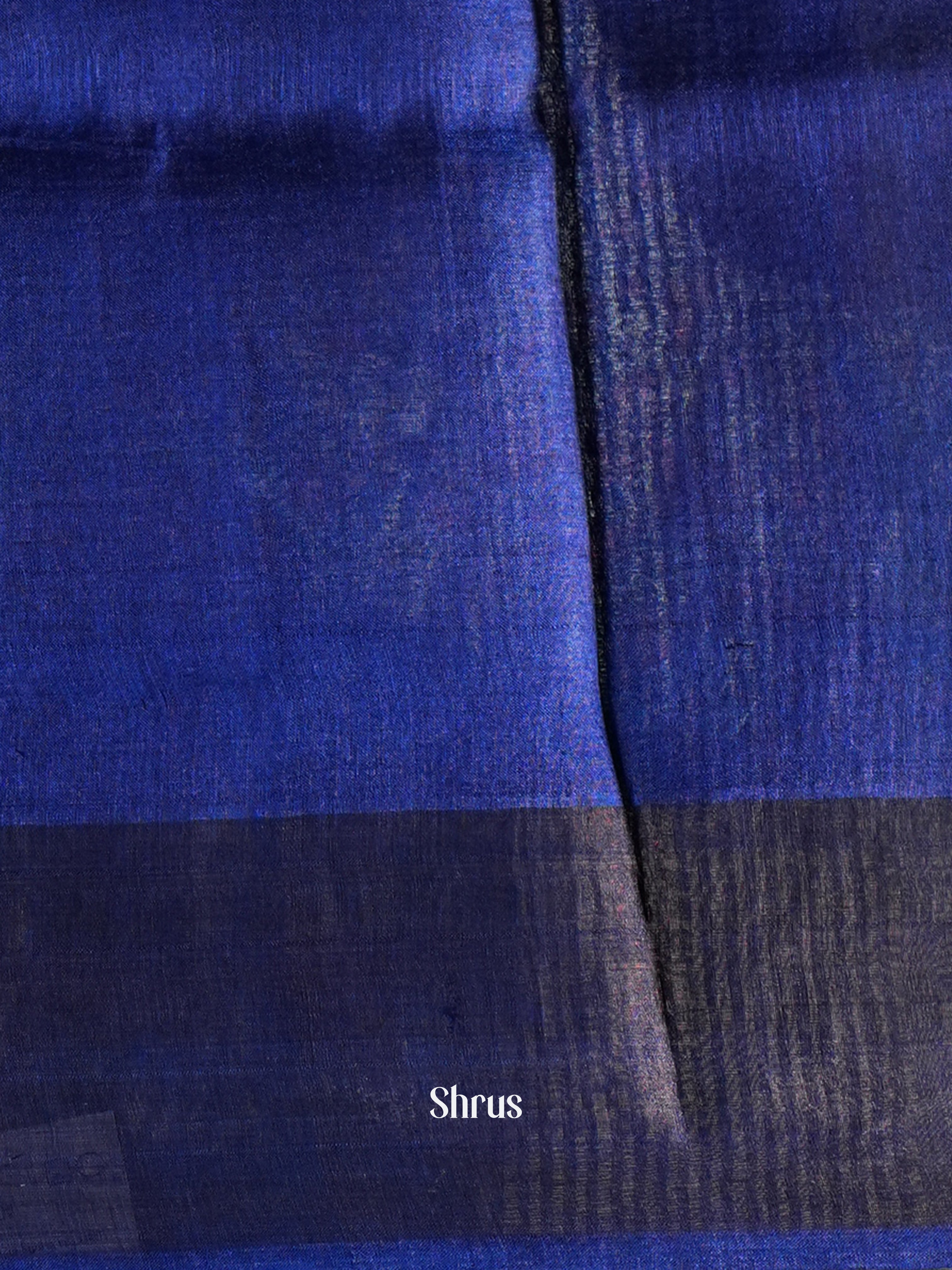 Green & Blue - Tussar Saree - Shop on Shrus.com