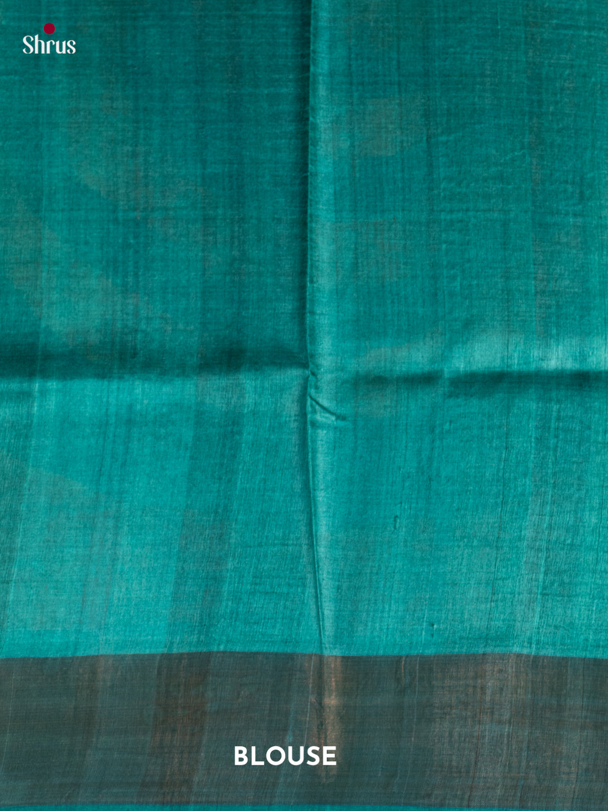 Mustard & Blue - Tussar Silk Saree - Shop on Shrus.com