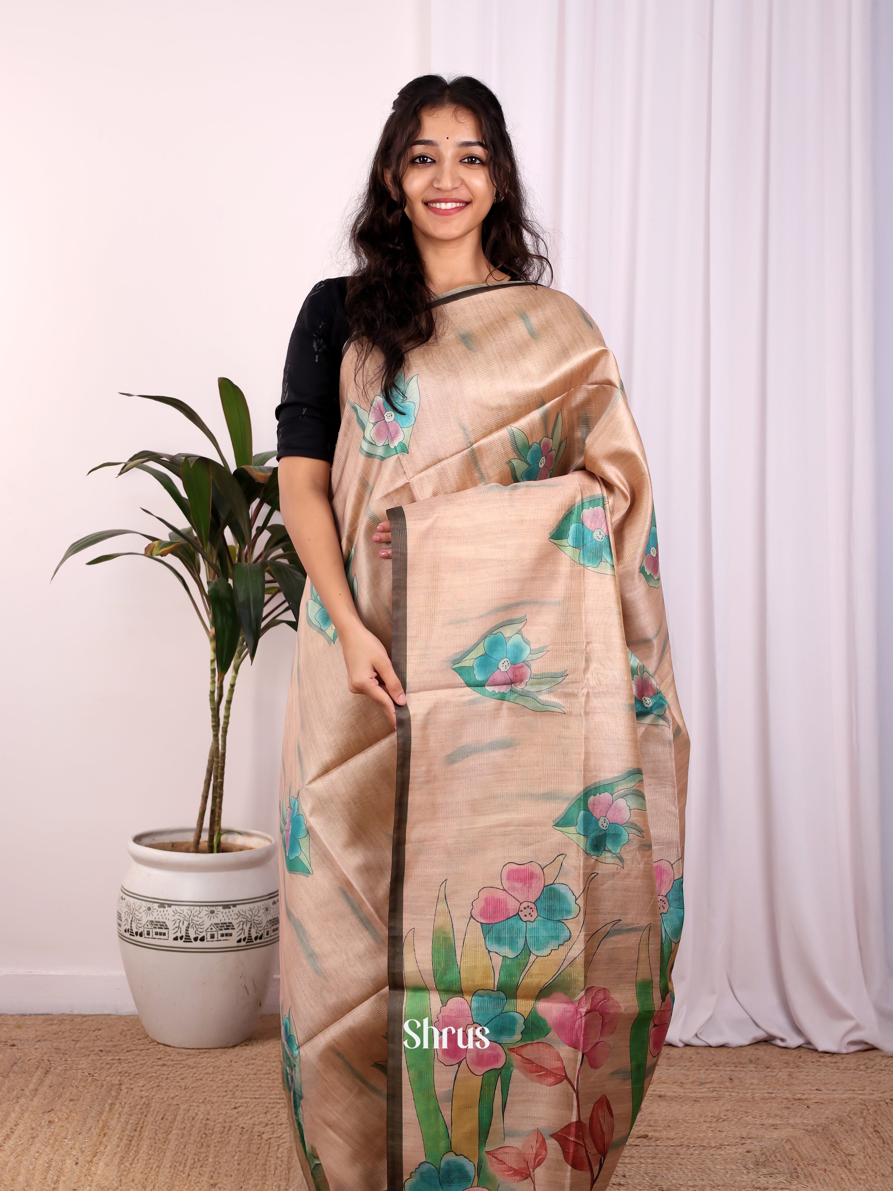CJS22226- Champa semitussar Saree - Shop on Shrus.com