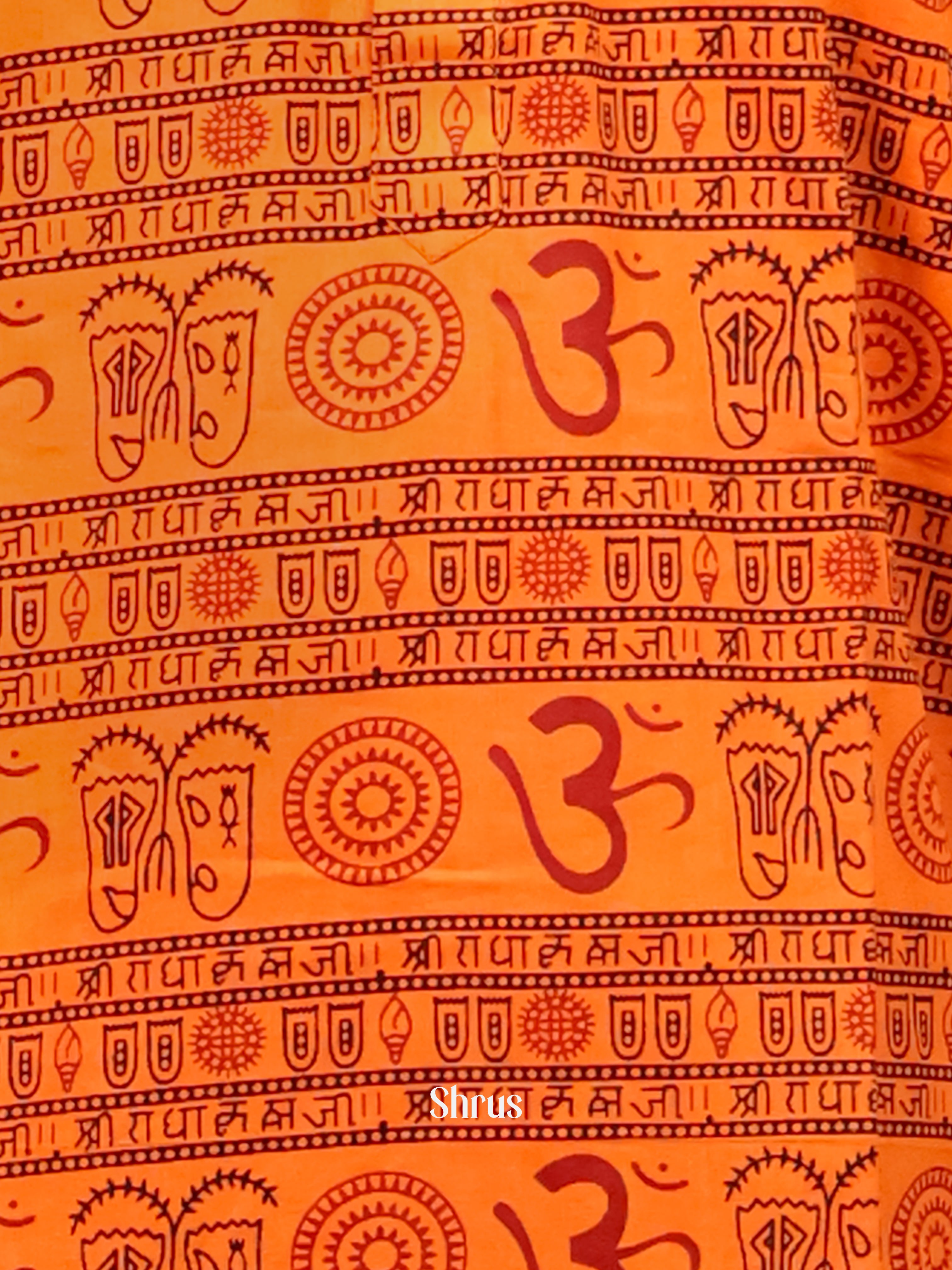 Orange - Readymade Mens Kurta - Shop on Shrus.com