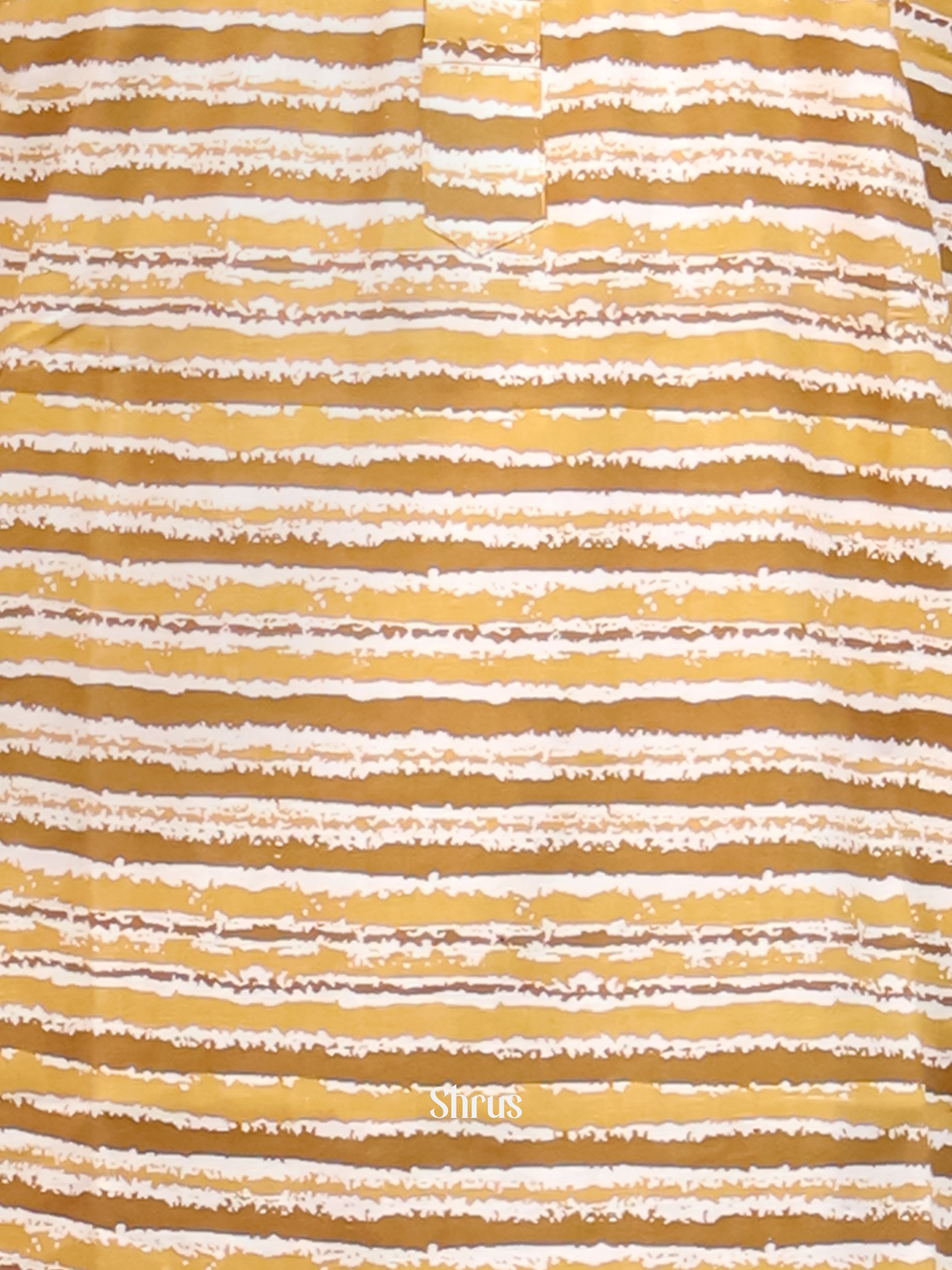 Cream & Brown - Readymade Mens Kurta - Shop on Shrus.com