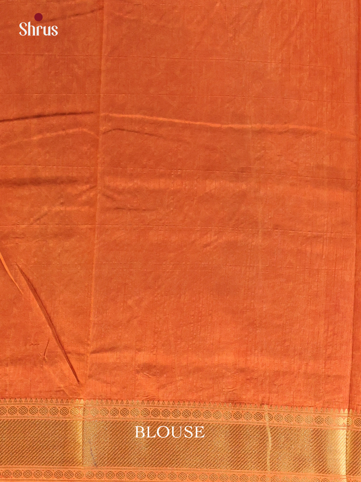 Brown & Orange - Semi Patola Saree - Shop on Shrus.com